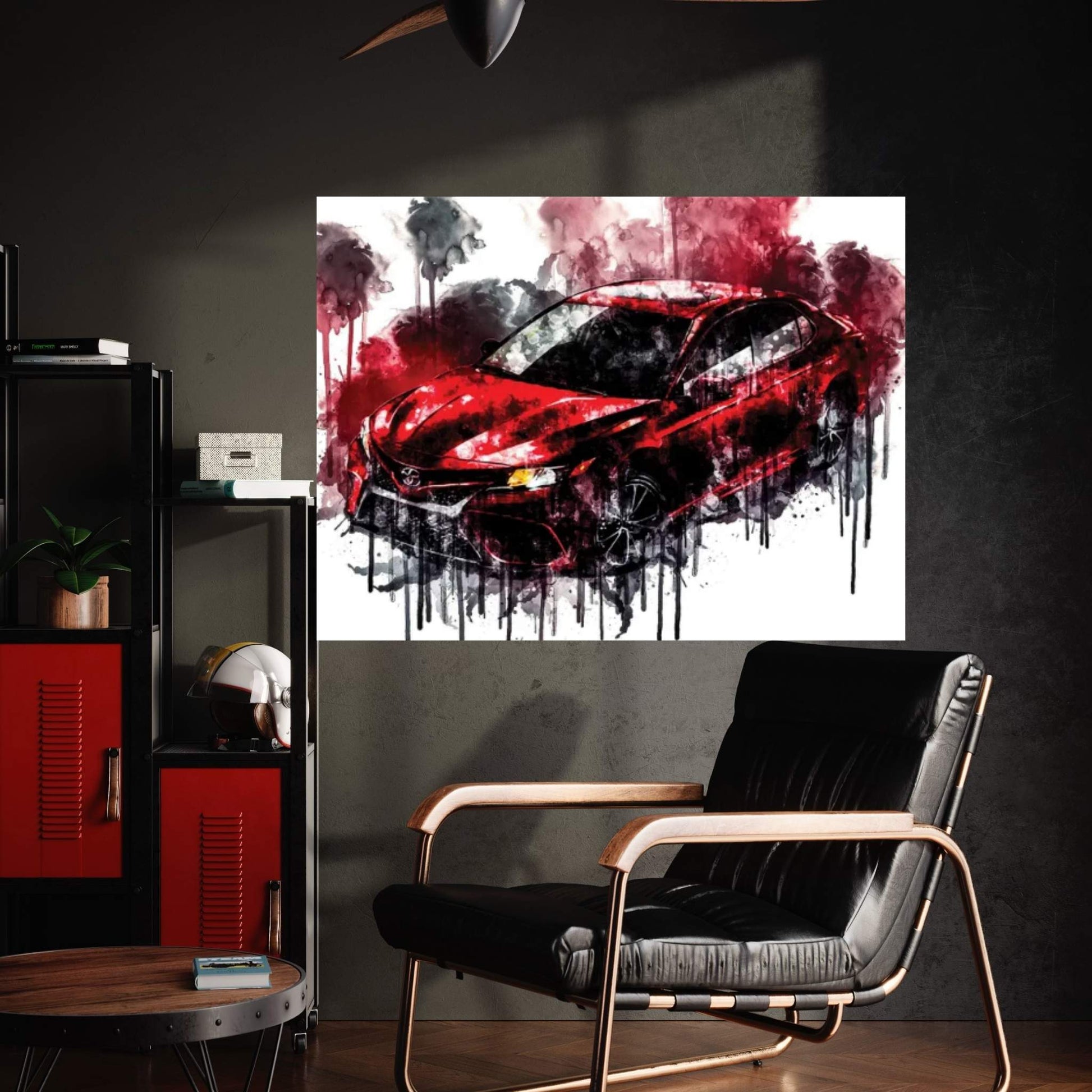 Car 2018 Toyota Camry SE Canvas Wall Art - Y Canvas