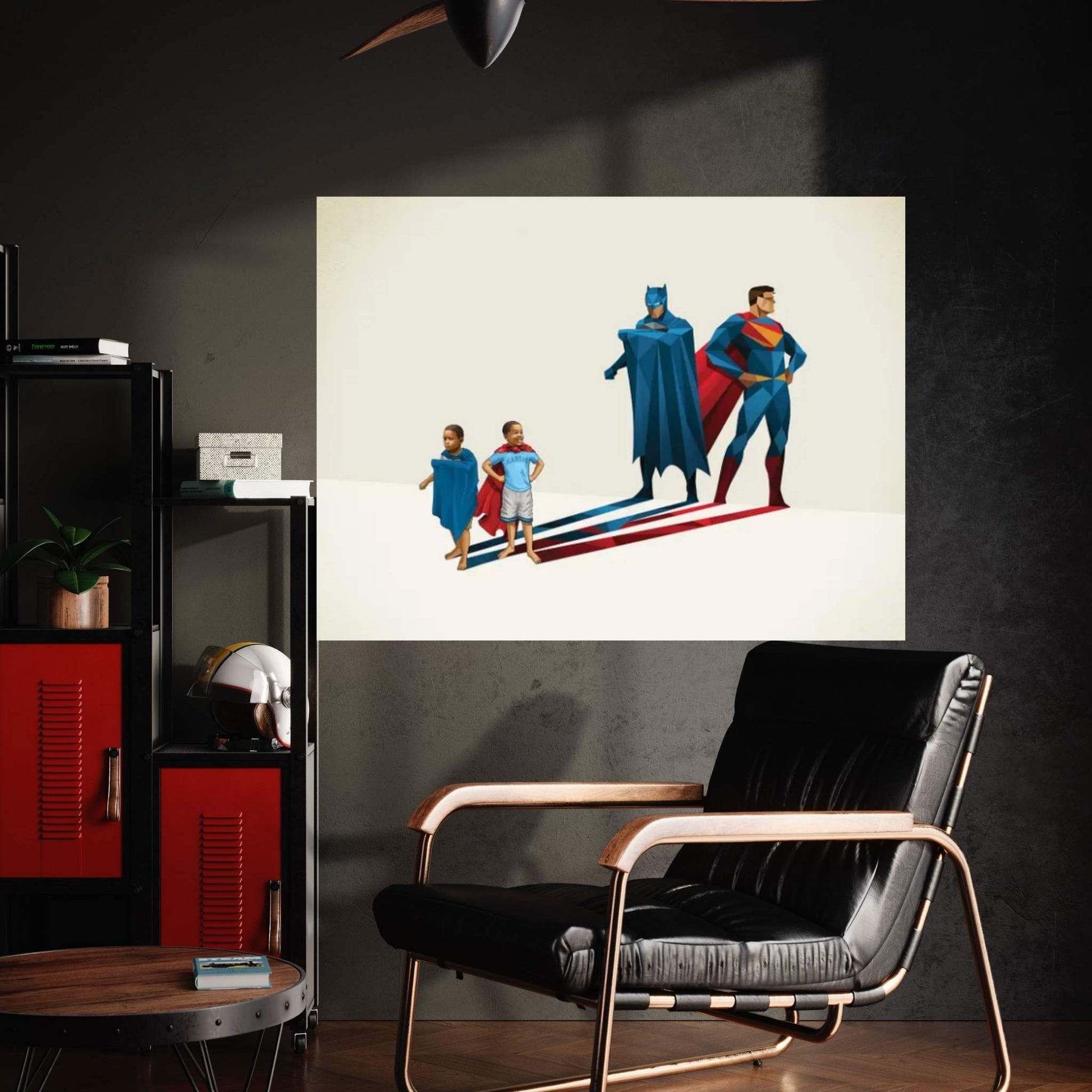 Super Shadows Neighborhoods Finest Canvas Wall Art - Y Canvas