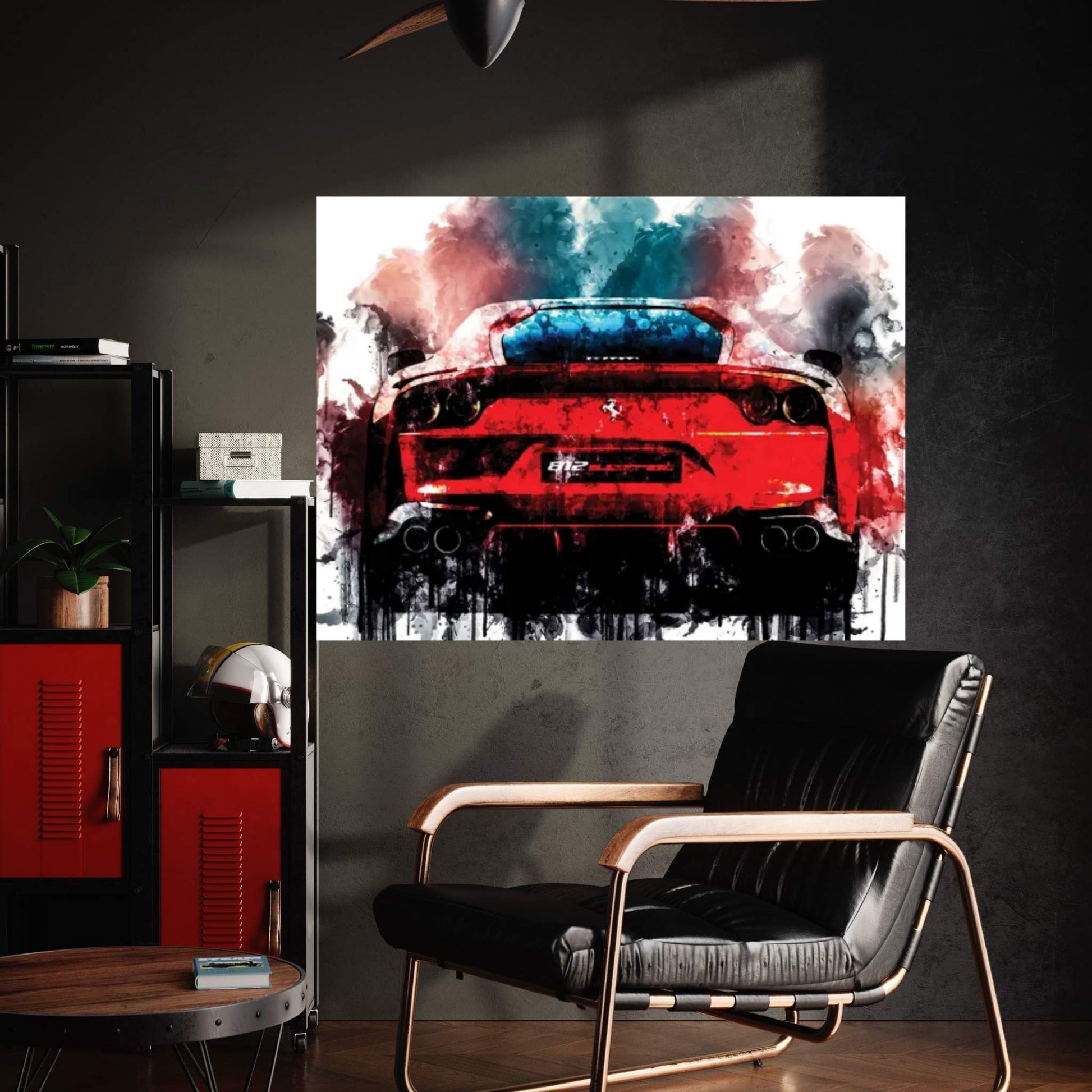 2018 Ferrari 812 Superfast Canvas Wall Art - Y Canvas