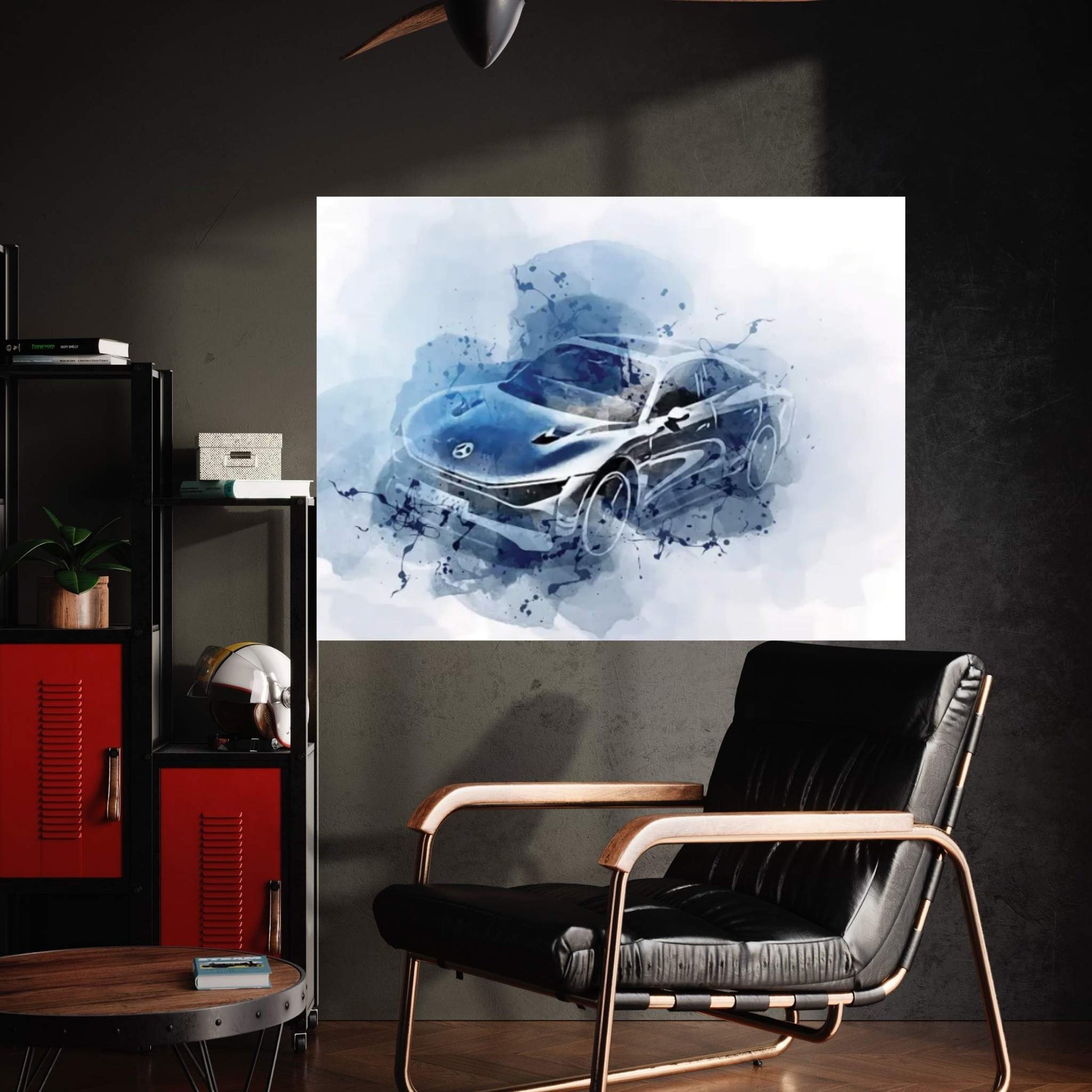 Mercedes-Benz Vision Eqxx 2022 Canvas Wall Art - Y Canvas