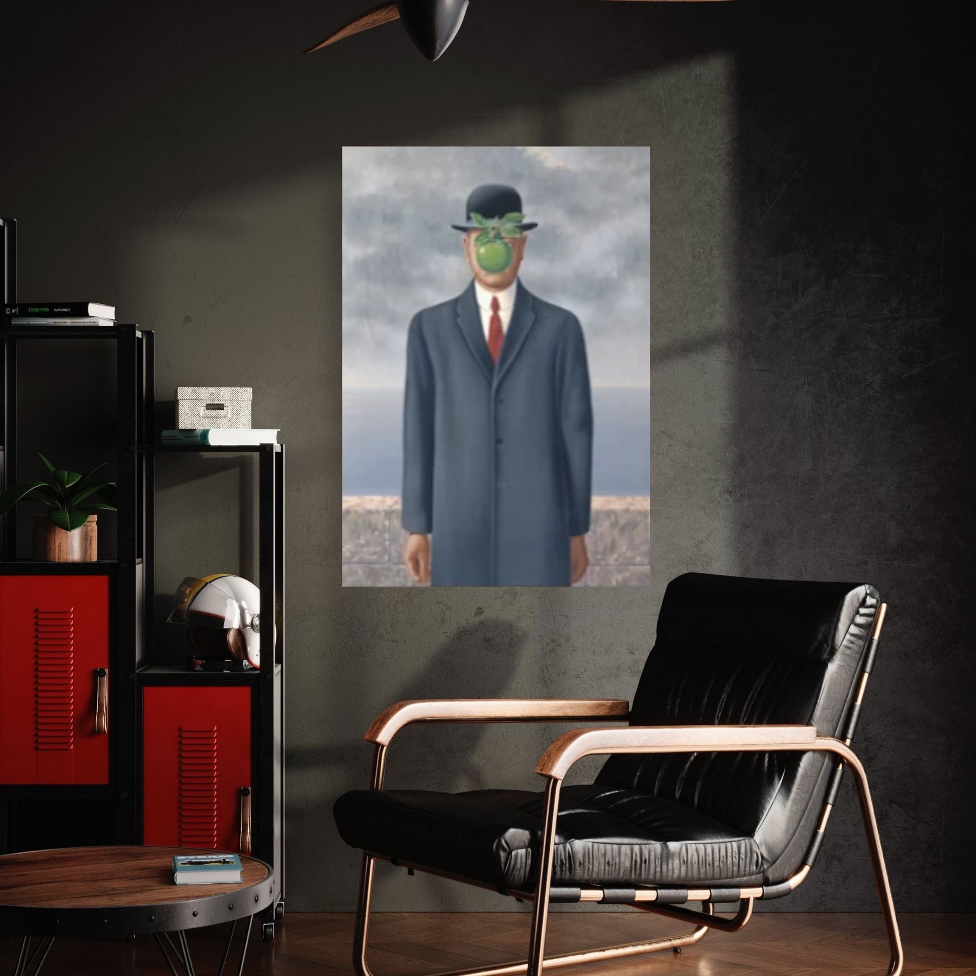 Large René Magritte The Son of Man 1964, Reproduction Home Decor, Rene Magritte Canvas, The Son of a Man Canvas - Y Canvas