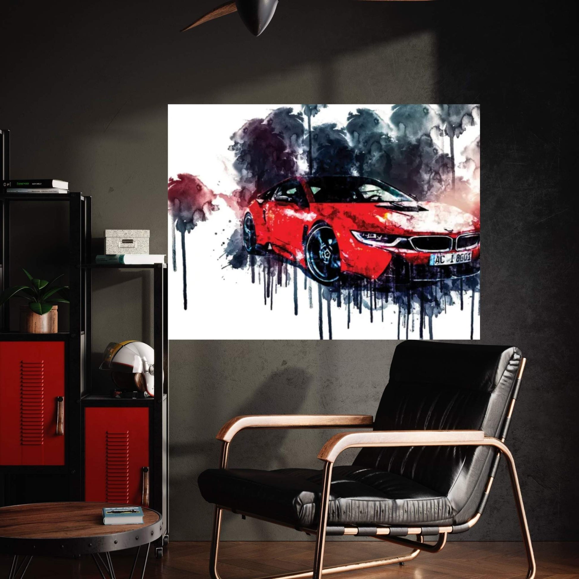 2017 AC Schnitzer ACS8 BMW i8 Canvas Wall Art - Y Canvas