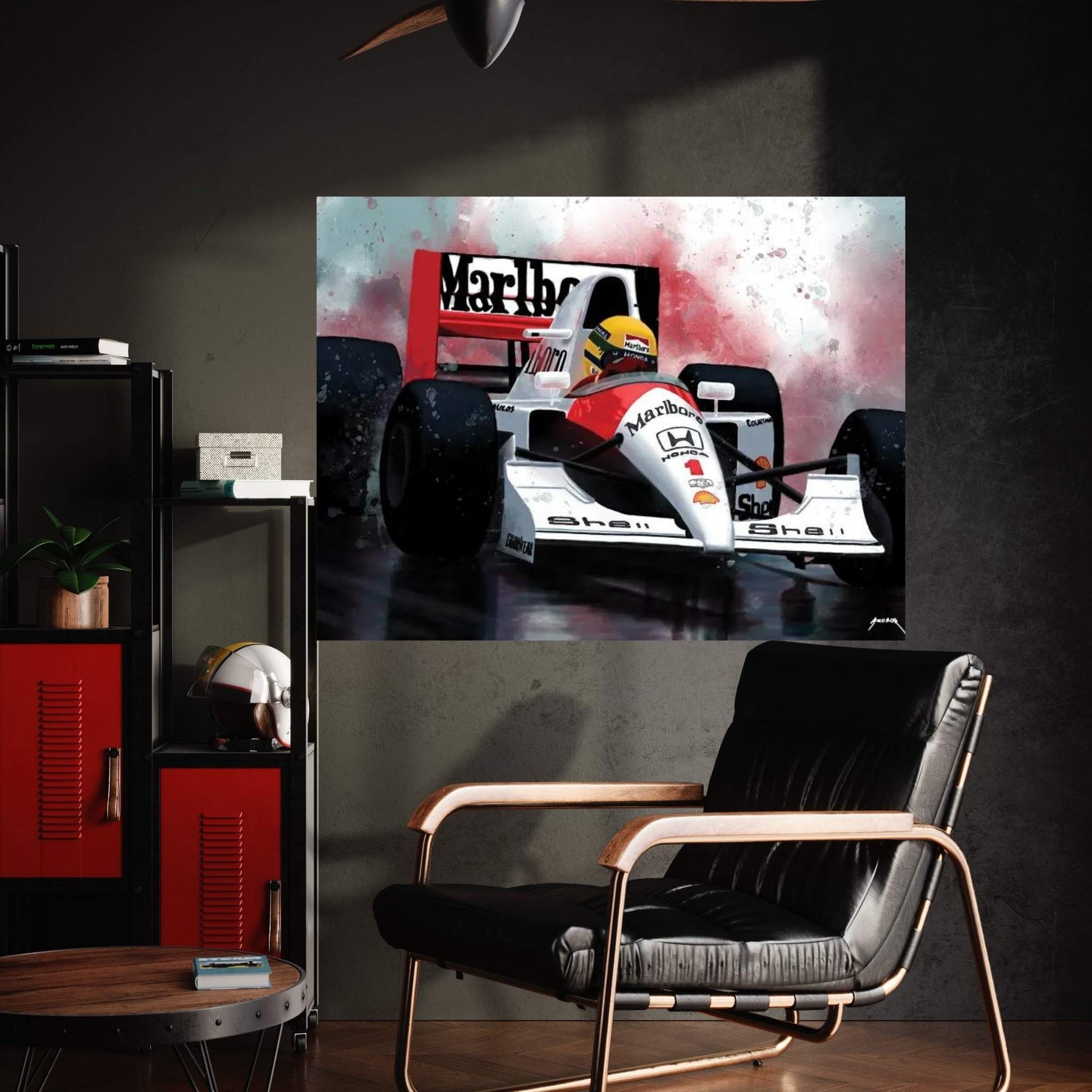 1991 Senna Canvas Wall Art - Y Canvas