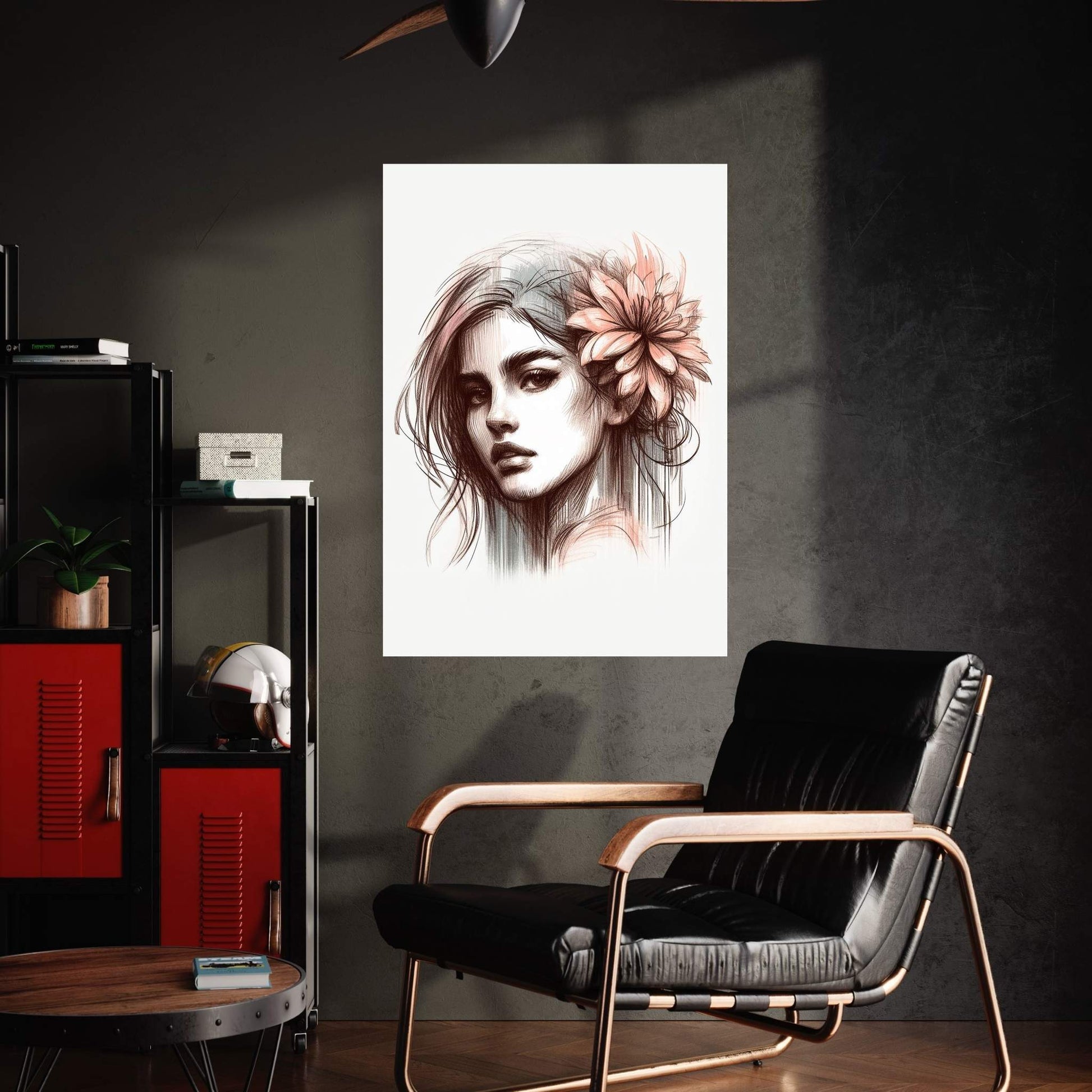 Woman Portrait Canvas Wall Art Print - Y Canvas