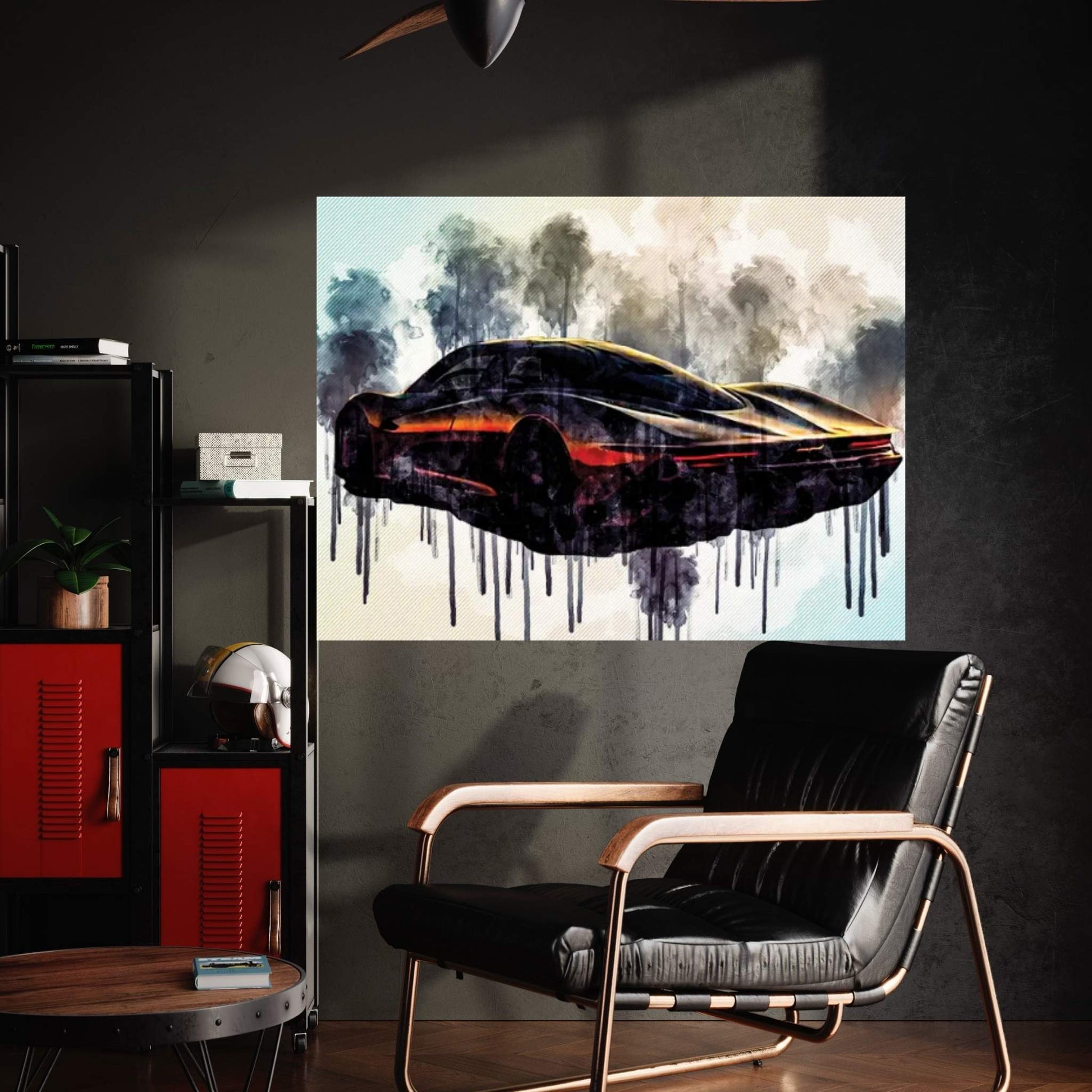 2020 Mclaren Speedtail Exterior Rear View Hypercar Canvas Wall Art - Y Canvas