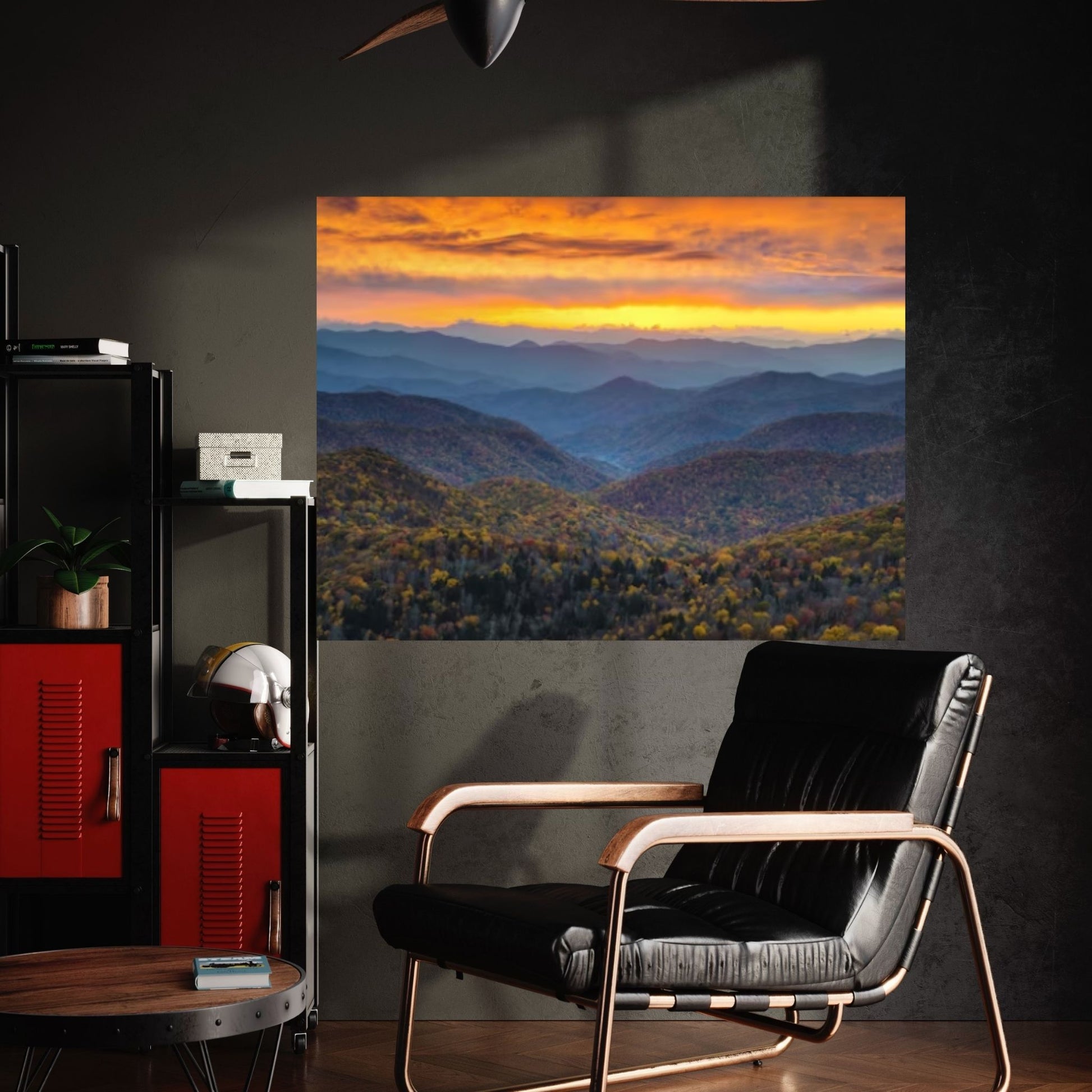 Blue Ridge Parkway Mountains Canvas Wall Art, North Carolina Print Wall Art - Y Canvas