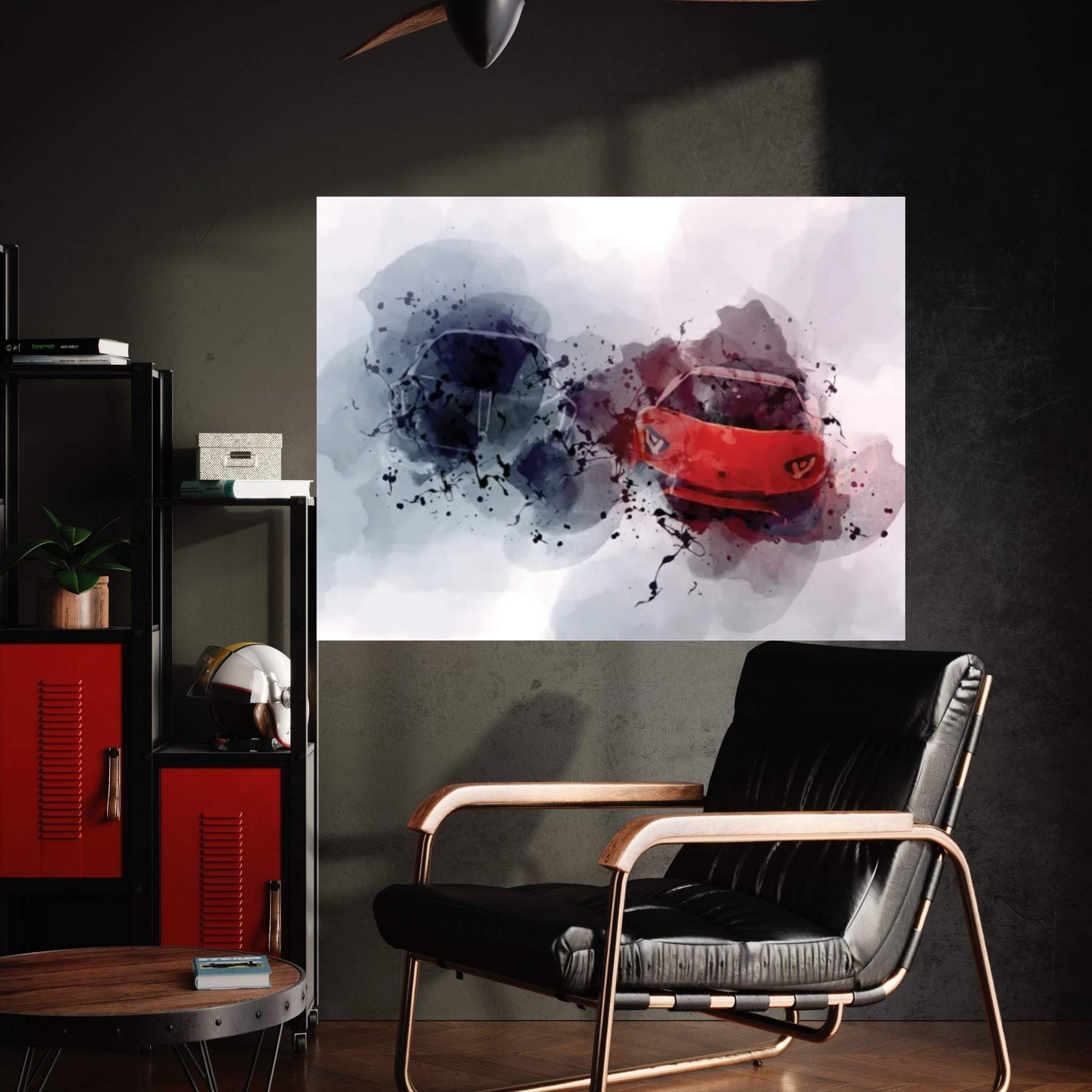 Ferrari 458 1talia Lamborghini Aventador Lp700-4 Cars Canvas Wall Art - Y Canvas