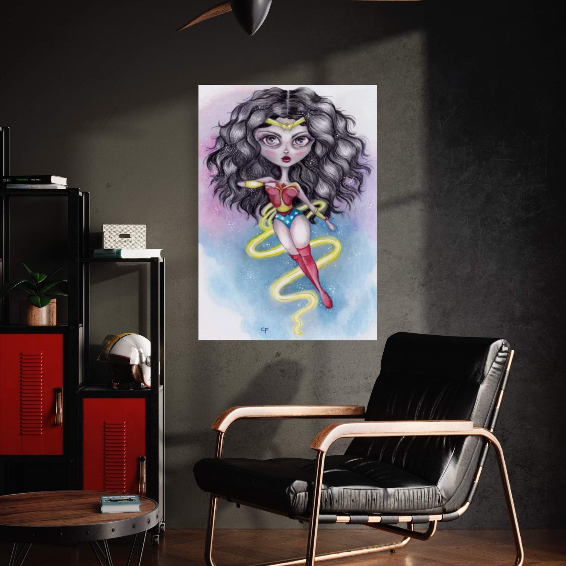 Wonder Woman Canvas Wall Art - Y Canvas