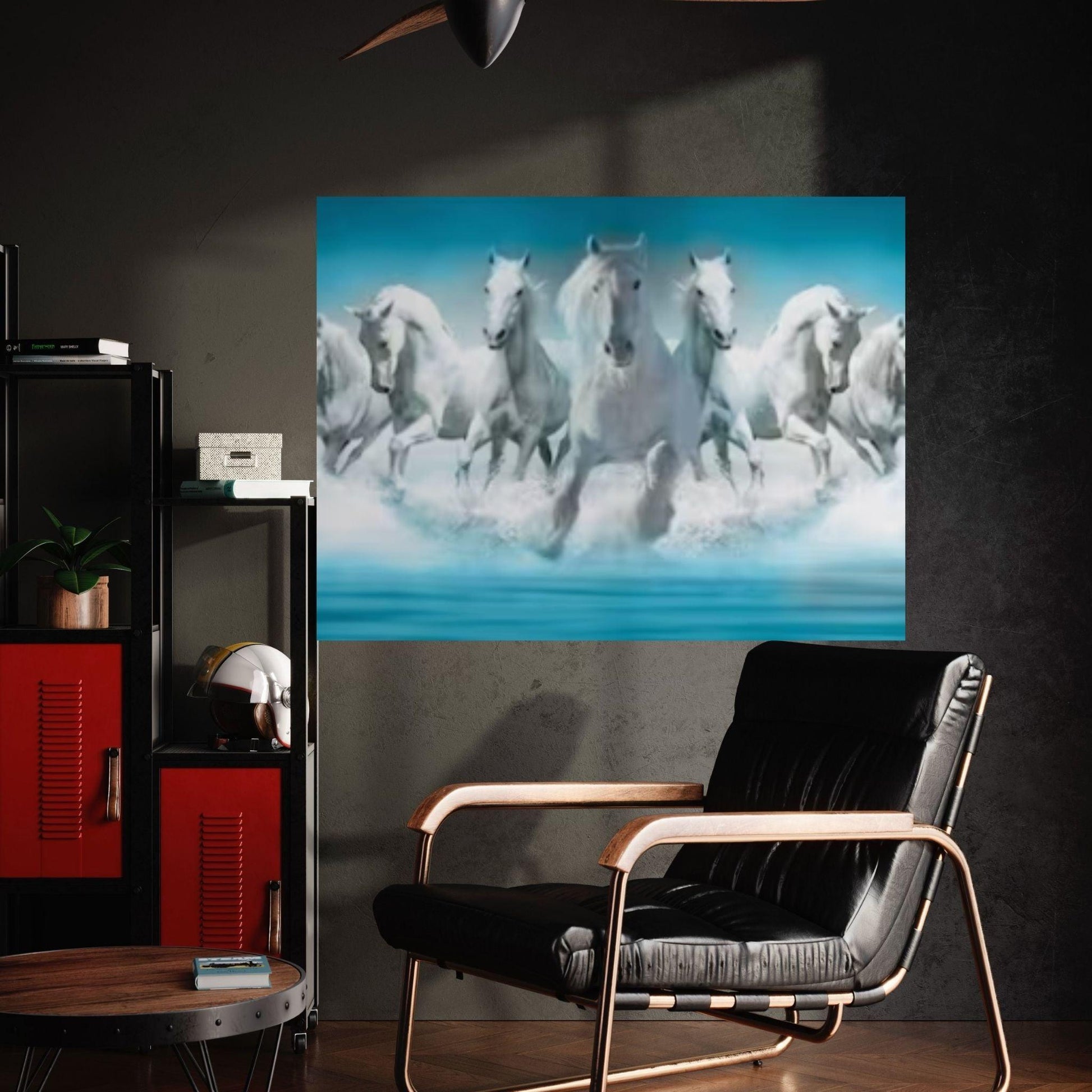 Horse Painting Large Canvas Art, Horse Decor Horse Oil Painting Poster Wall Art - Y Canvas