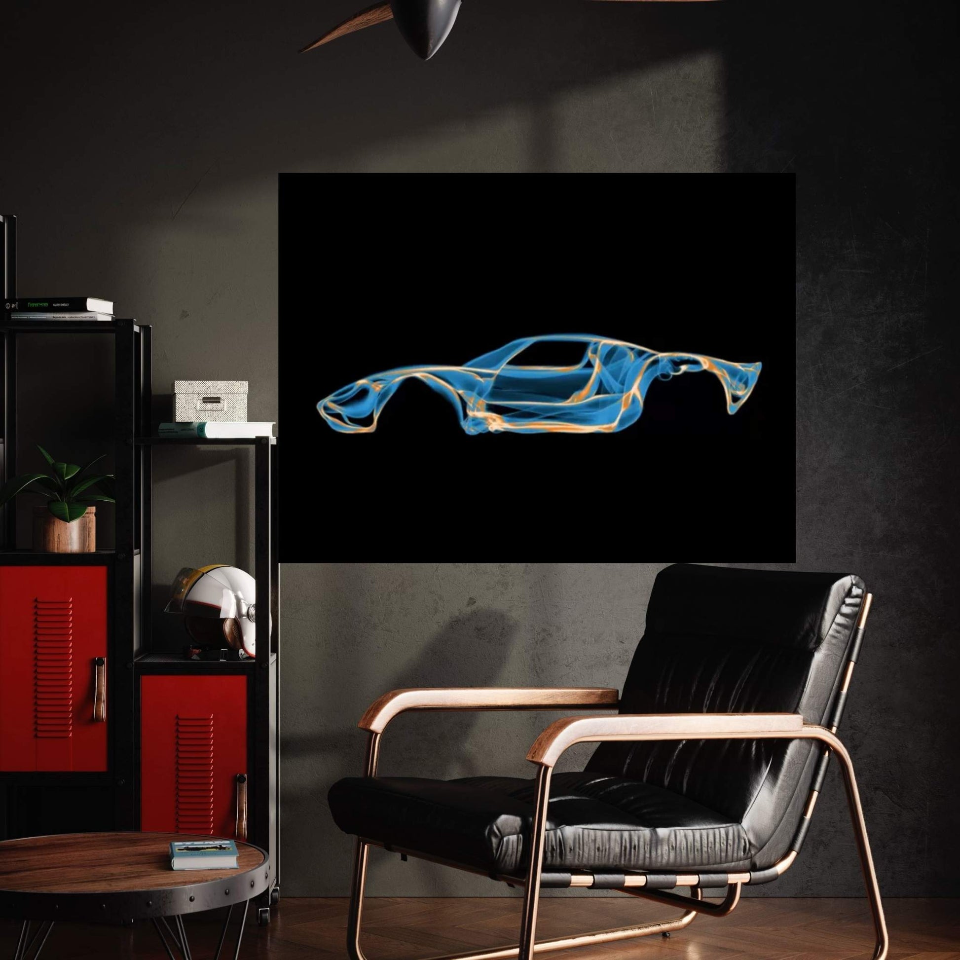 Ford GT40 Canvas Wall Art - Y Canvas