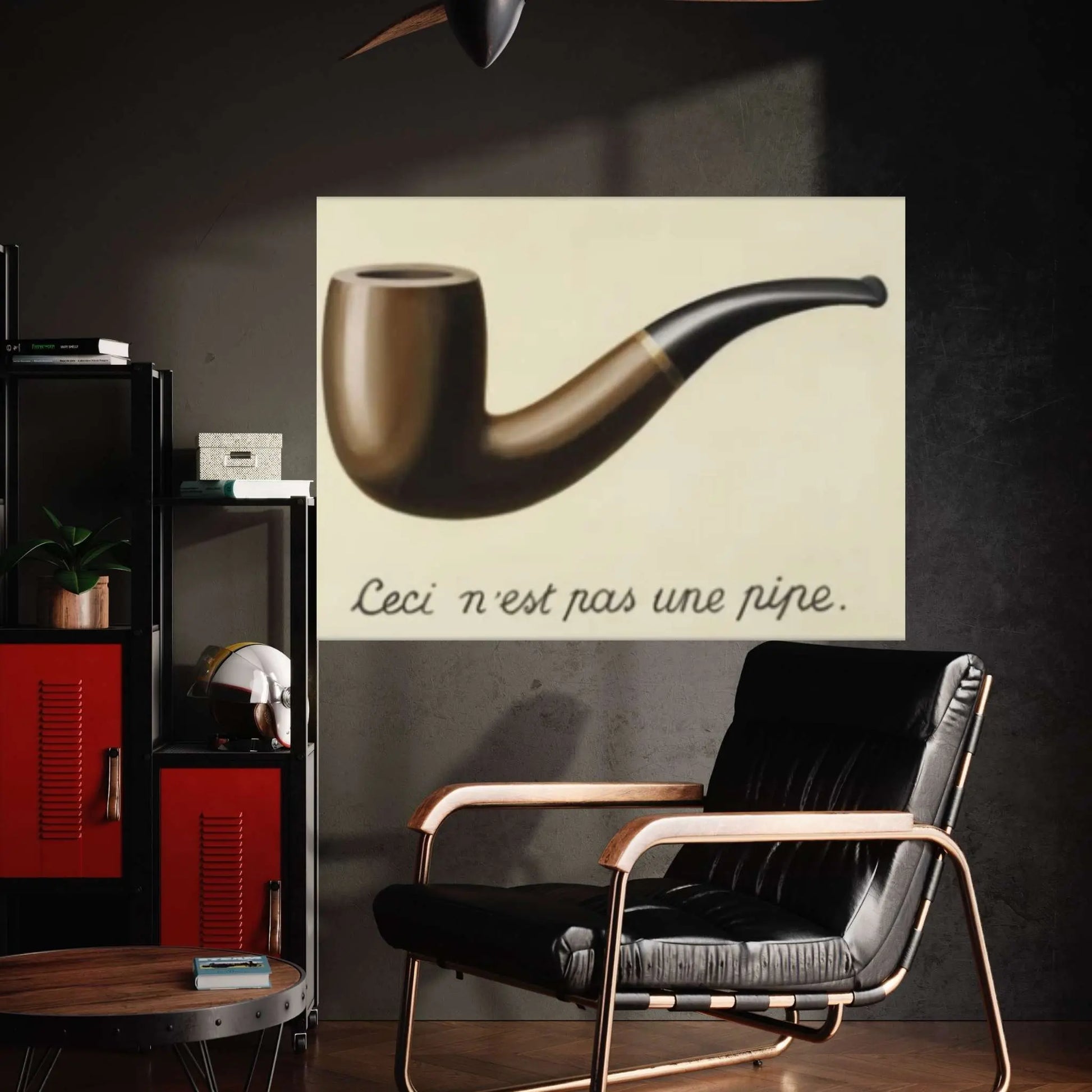 Large René Magritte, The Treason of Images, Wall Decor, Reproduction of Classic Art - Y Canvas