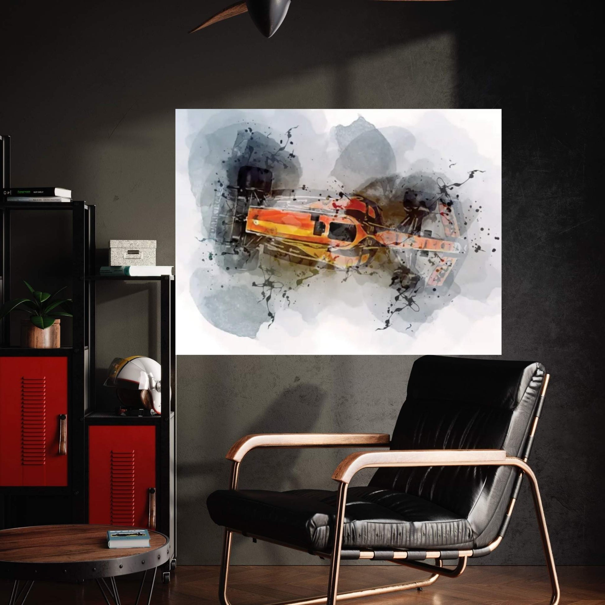 2022 Formula 1 Mclaren Mcl36 Exterior Canvas Wall Art - Y Canvas