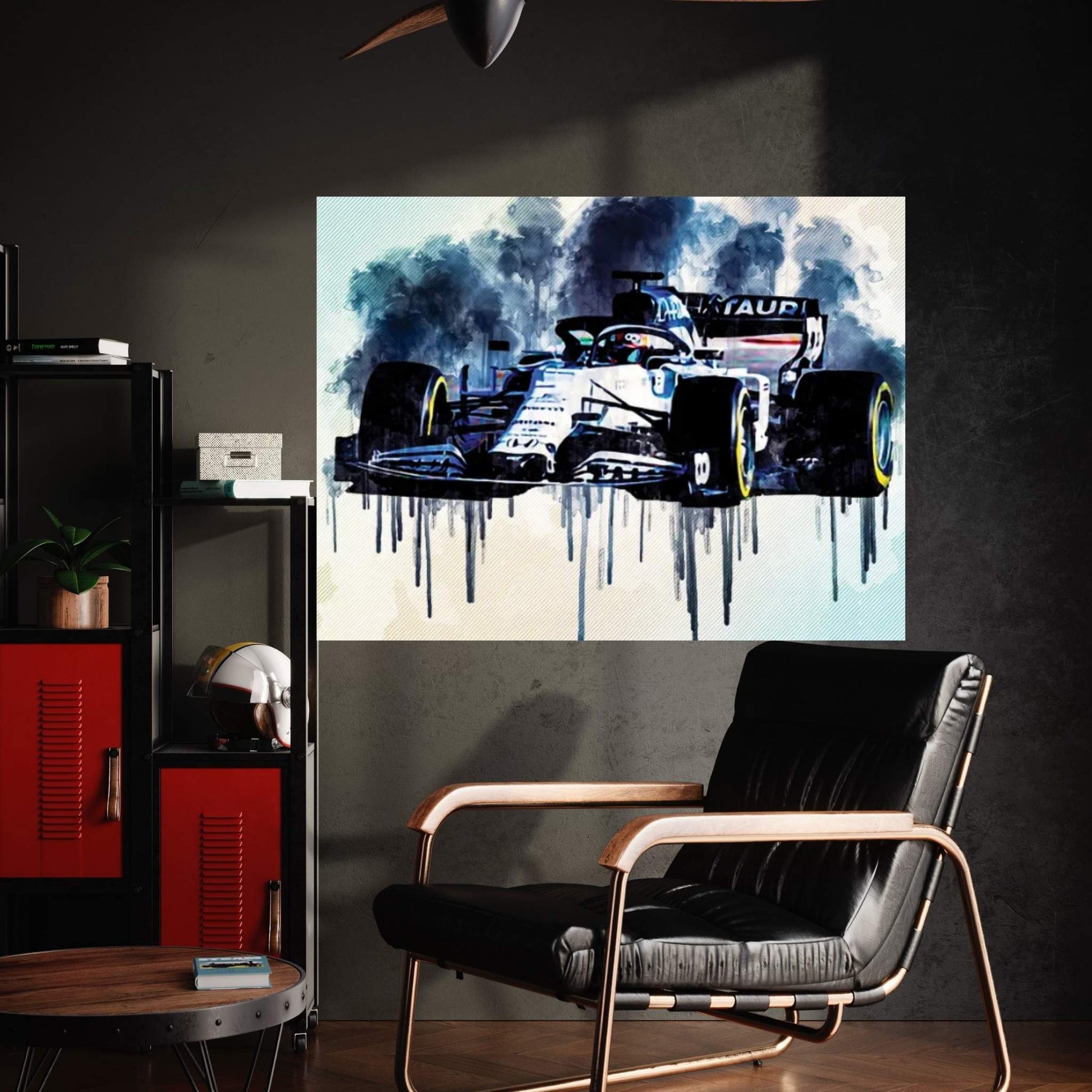 Alphatauri AT01 On Track 2020 F1 Cars Formula 1 Canvas Wall Art - Y Canvas