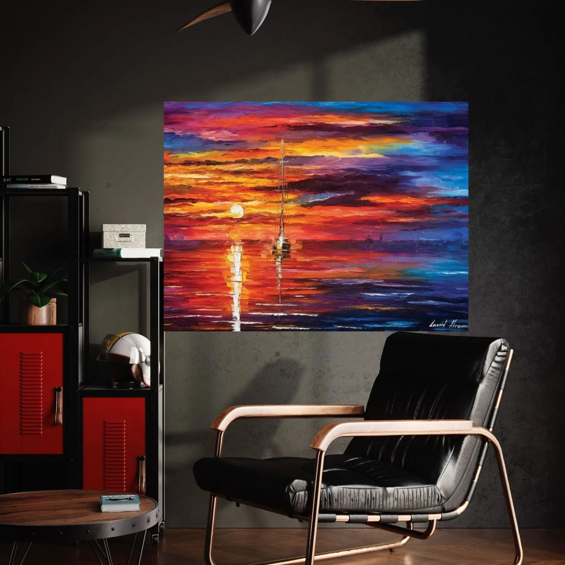 Sky Glows Canvas Wall Art - Y Canvas