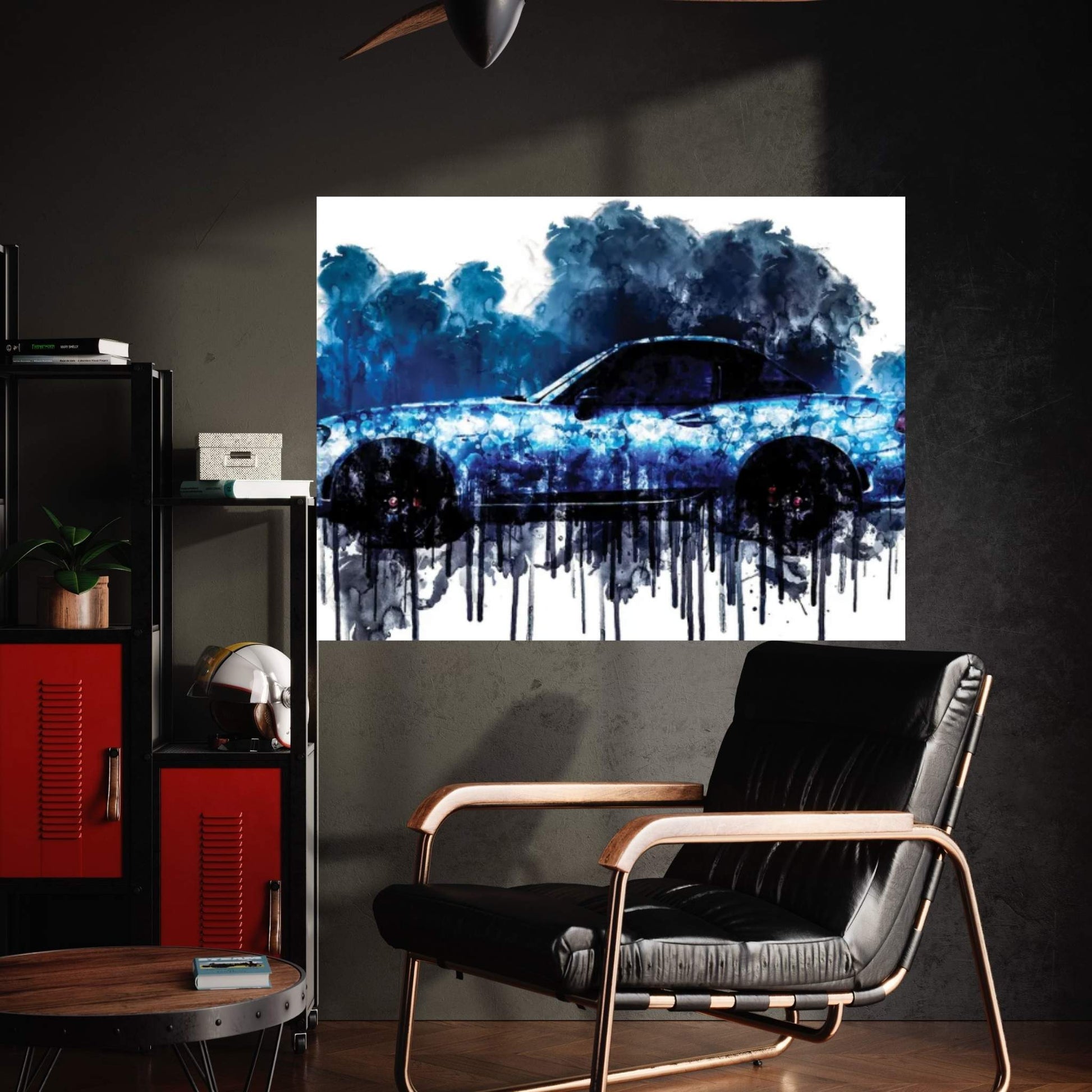 Car 2018 Abarth 124 GT Canvas Wall Art - Y Canvas