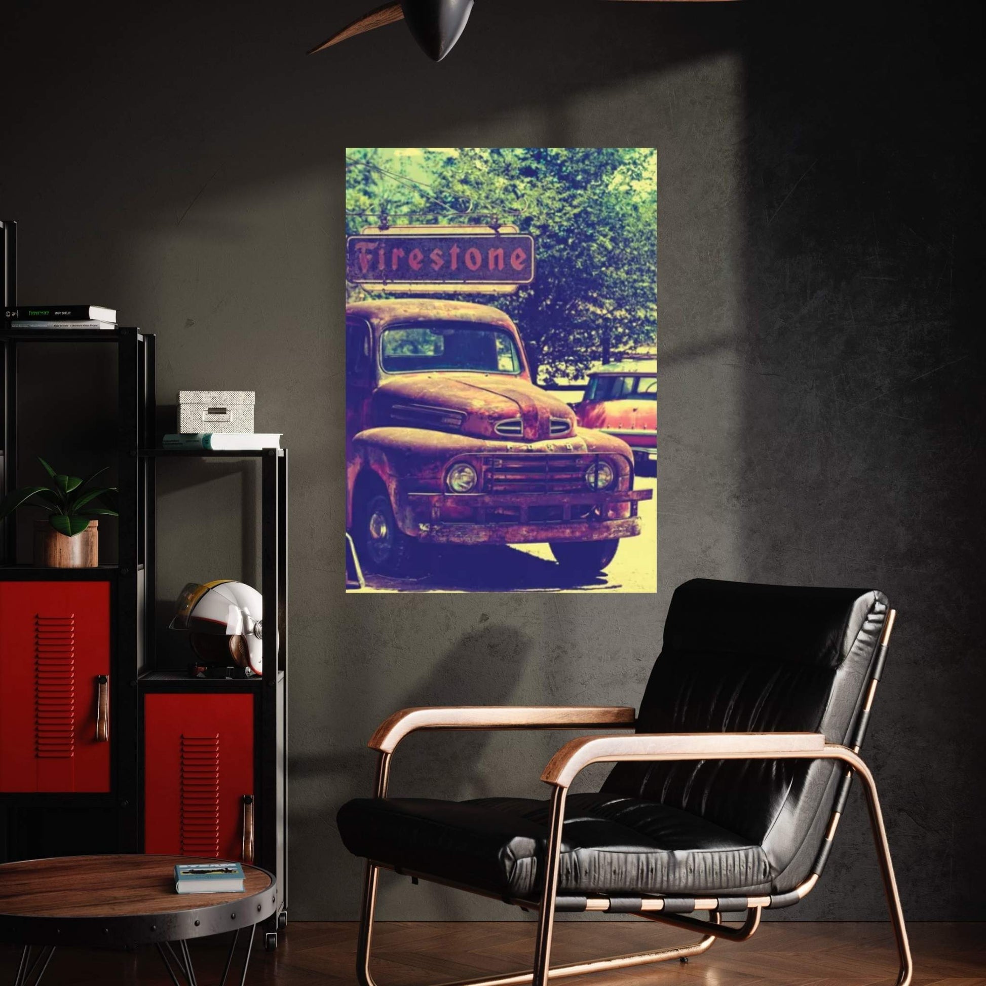 Classic Ford Truck Canvas Wall Art - Y Canvas