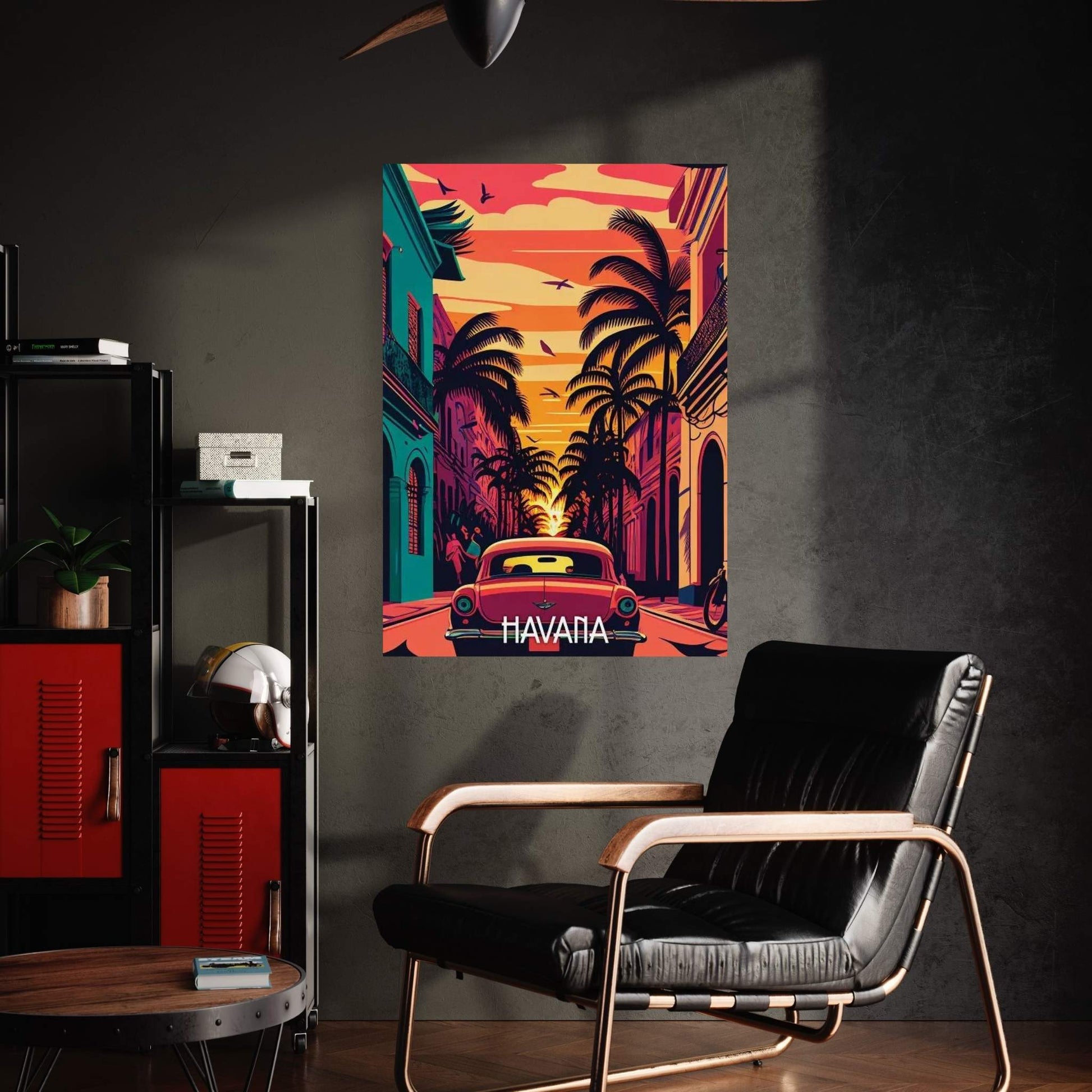 Havana City Canvas Wall Art - Y Canvas