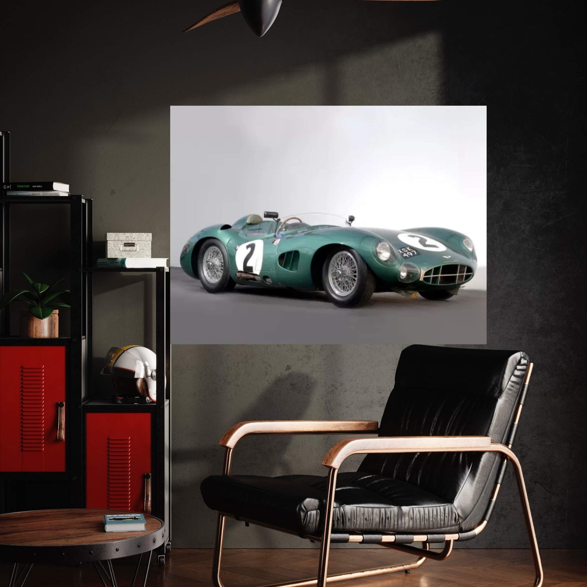 Aston Martin Dbr1, 1959 Canvas Wall Art - Y Canvas