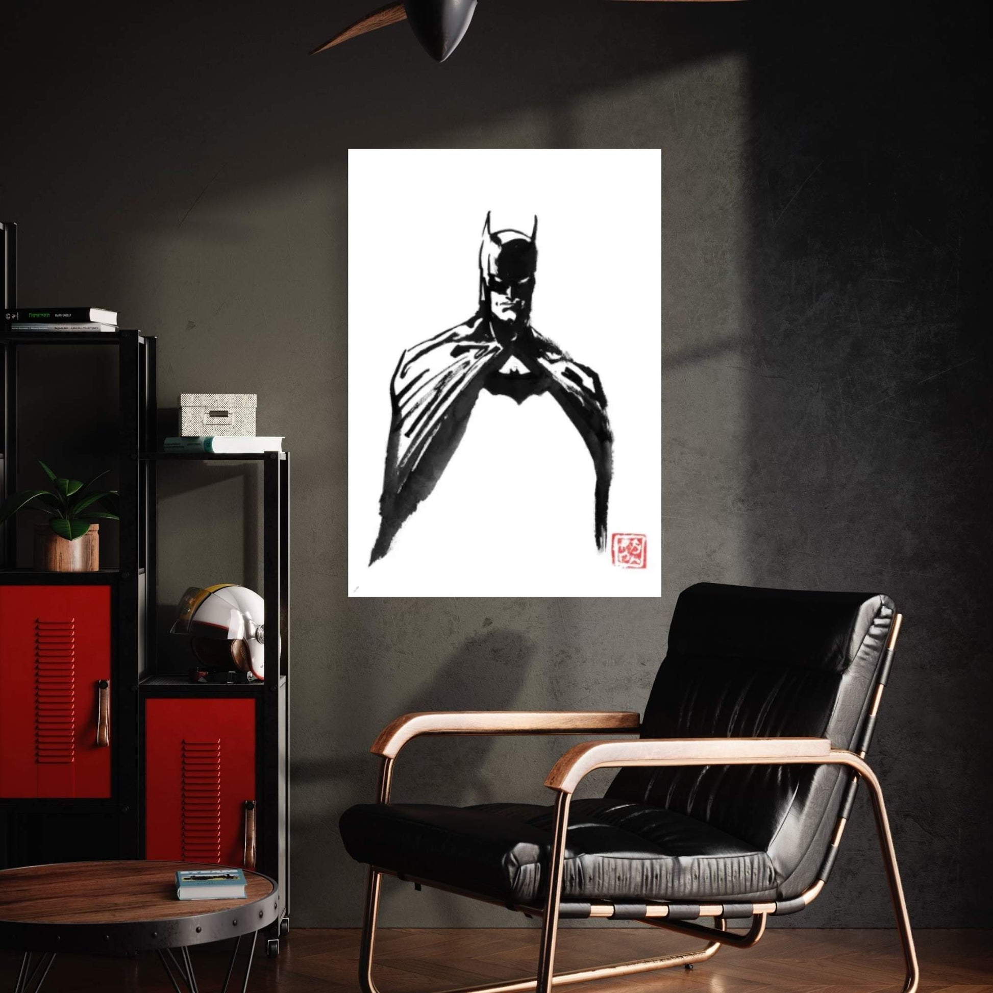 Inner Batman Canvas Wall Art - Y Canvas