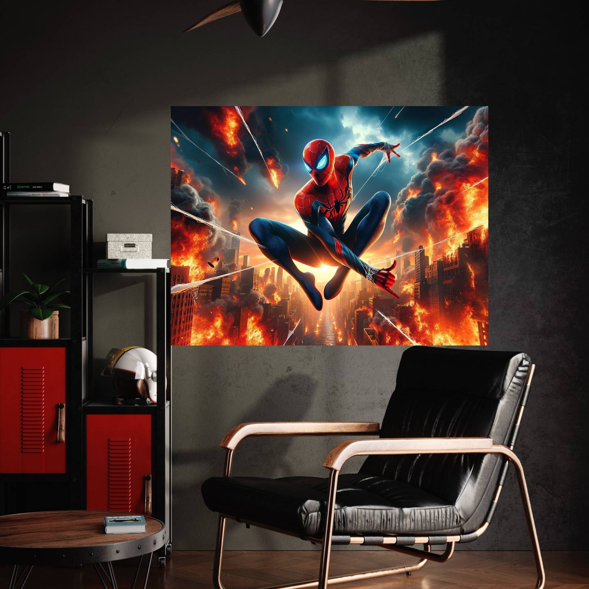 Spiderman Canvas Wall Art - Y Canvas