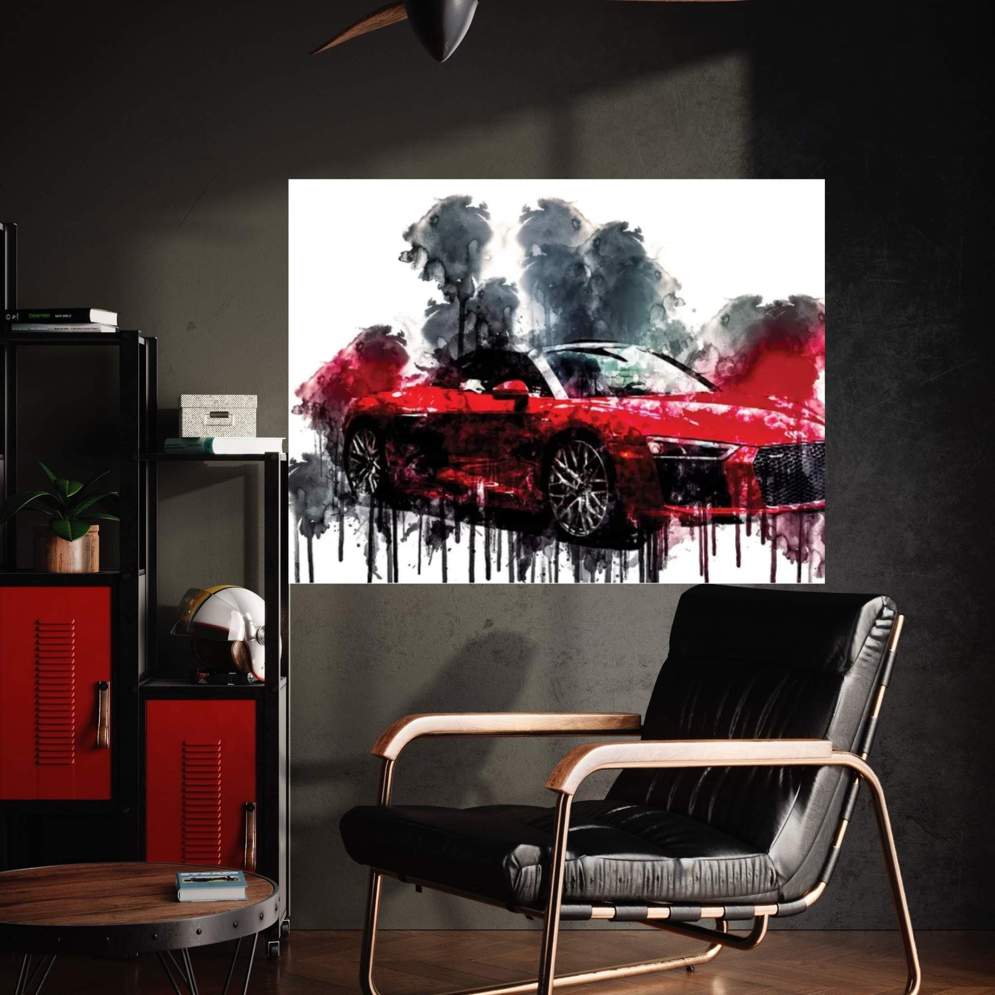 2018 Audi R8 Spyder V10 Plus Canvas Wall Art - Y Canvas