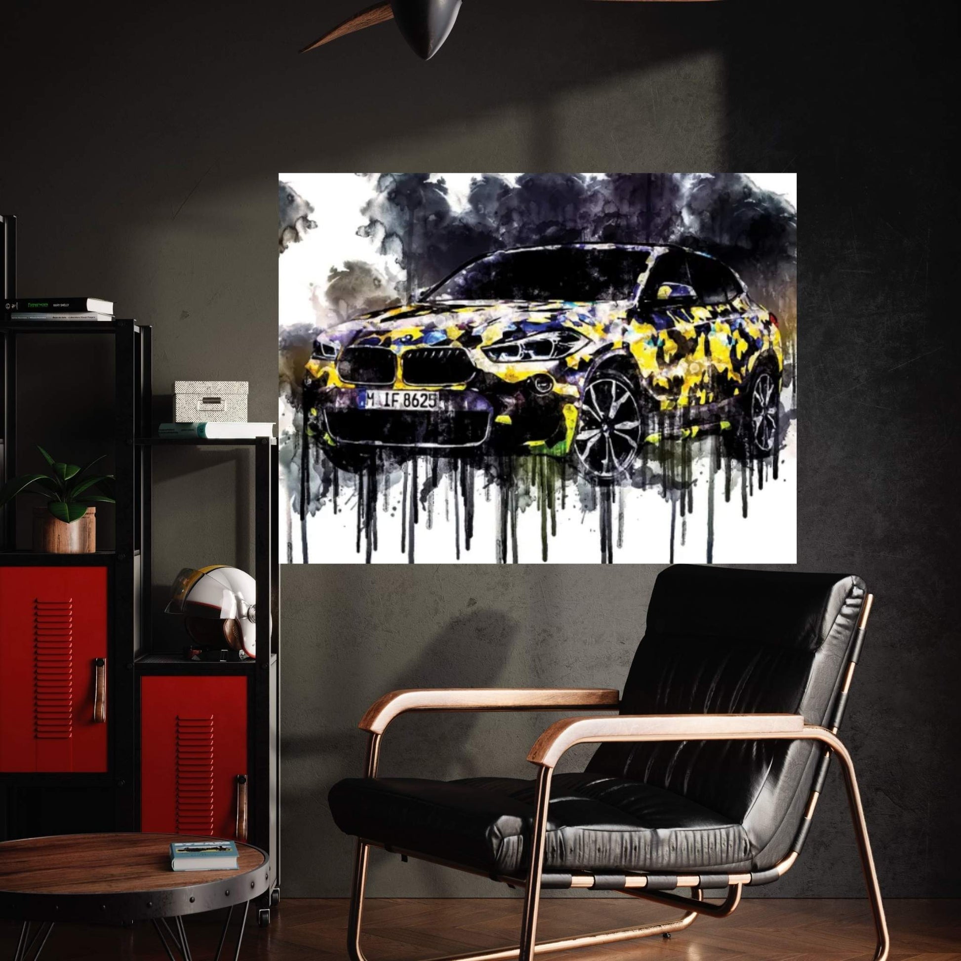 2018 BMW X2 Digital Camo Concept Vehicle CDXXXV Canvas Wall Art - Y Canvas