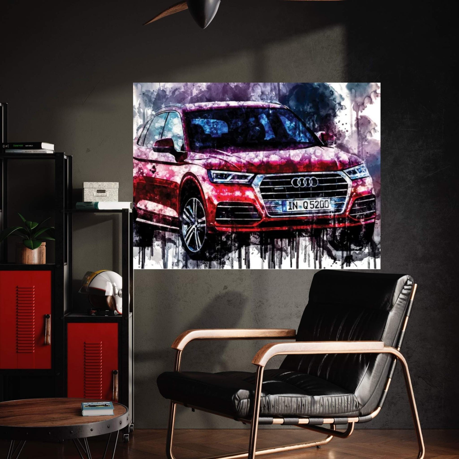 Car 2017 Audi Q5 Canvas Wall Art - Y Canvas