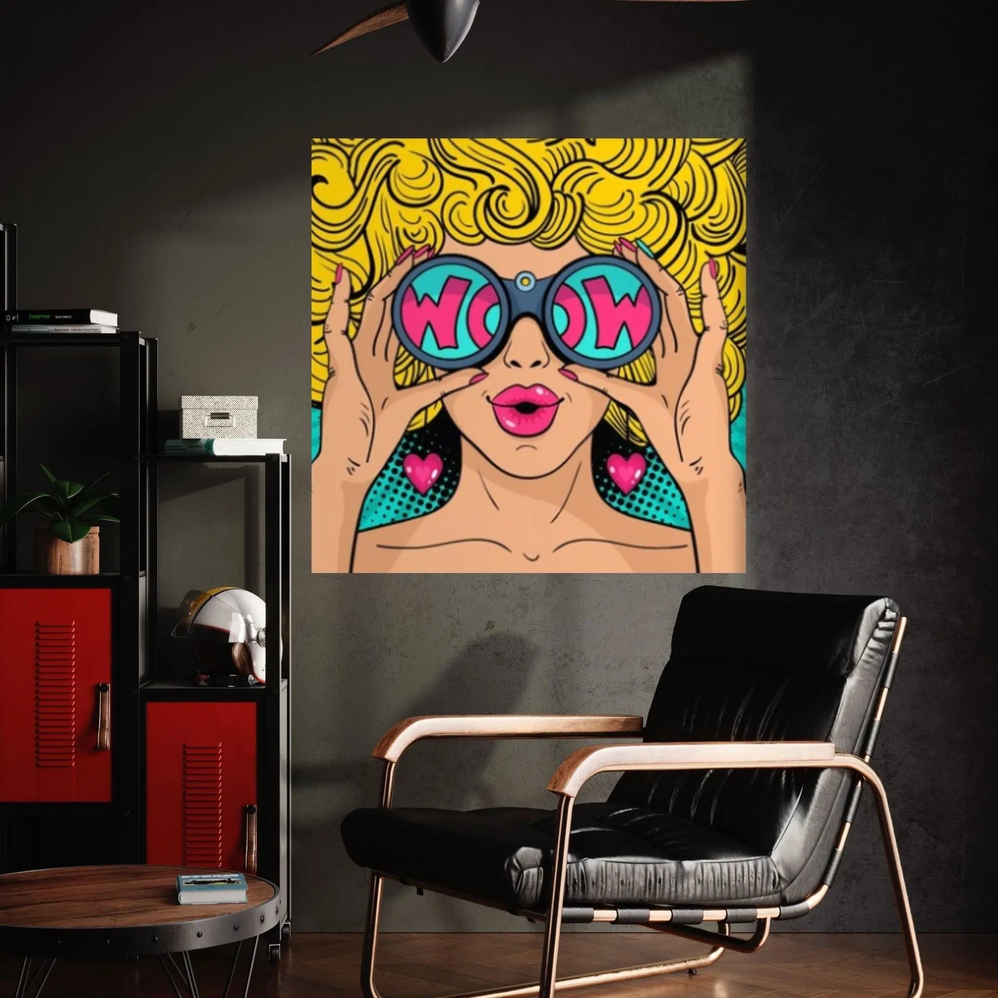 Pop Art Woman Wall Art, Comic Pop Art, Retro Comic - Y Canvas