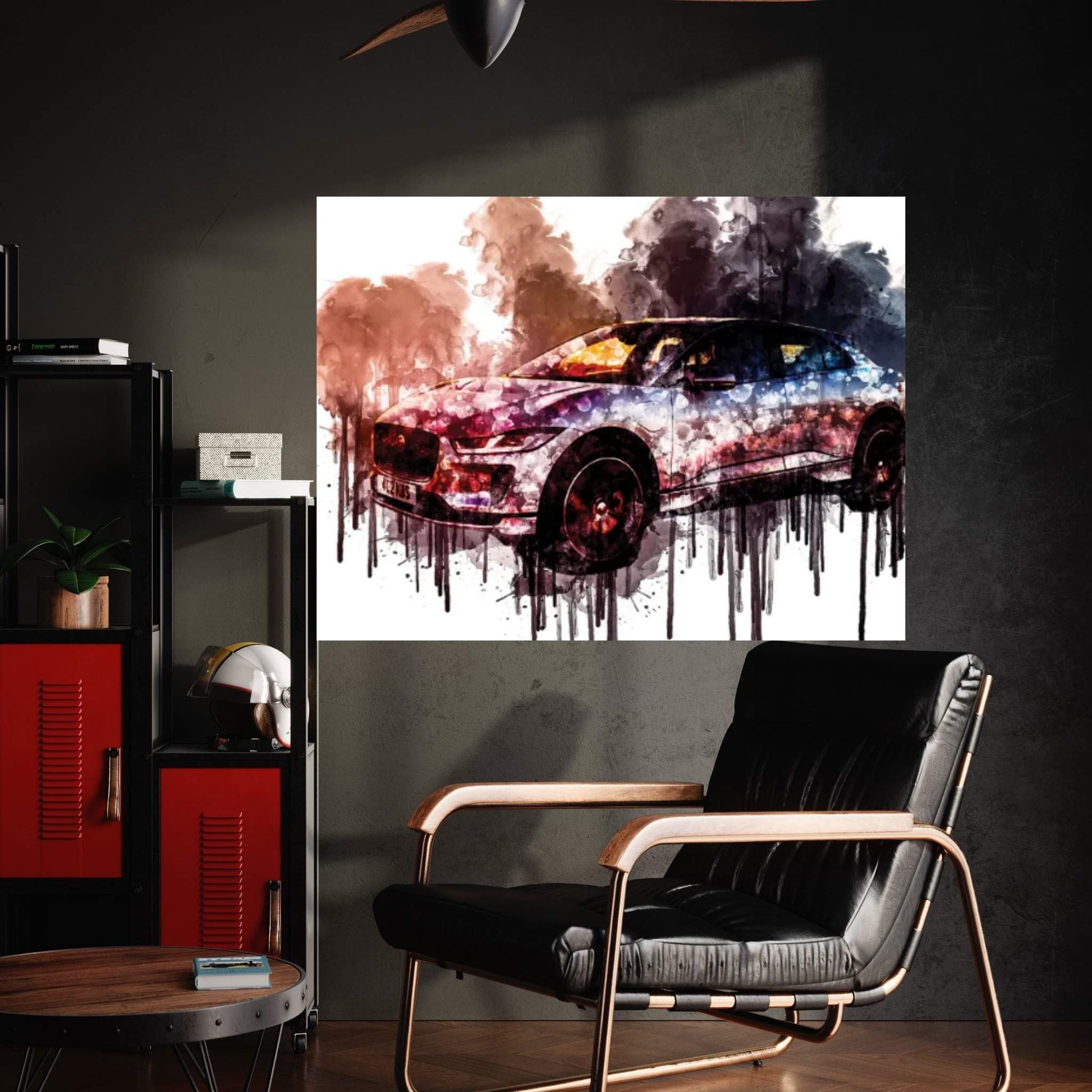 Car 2018 Jaguar I-Pace EV400 AWD S Canvas Wall Art - Y Canvas