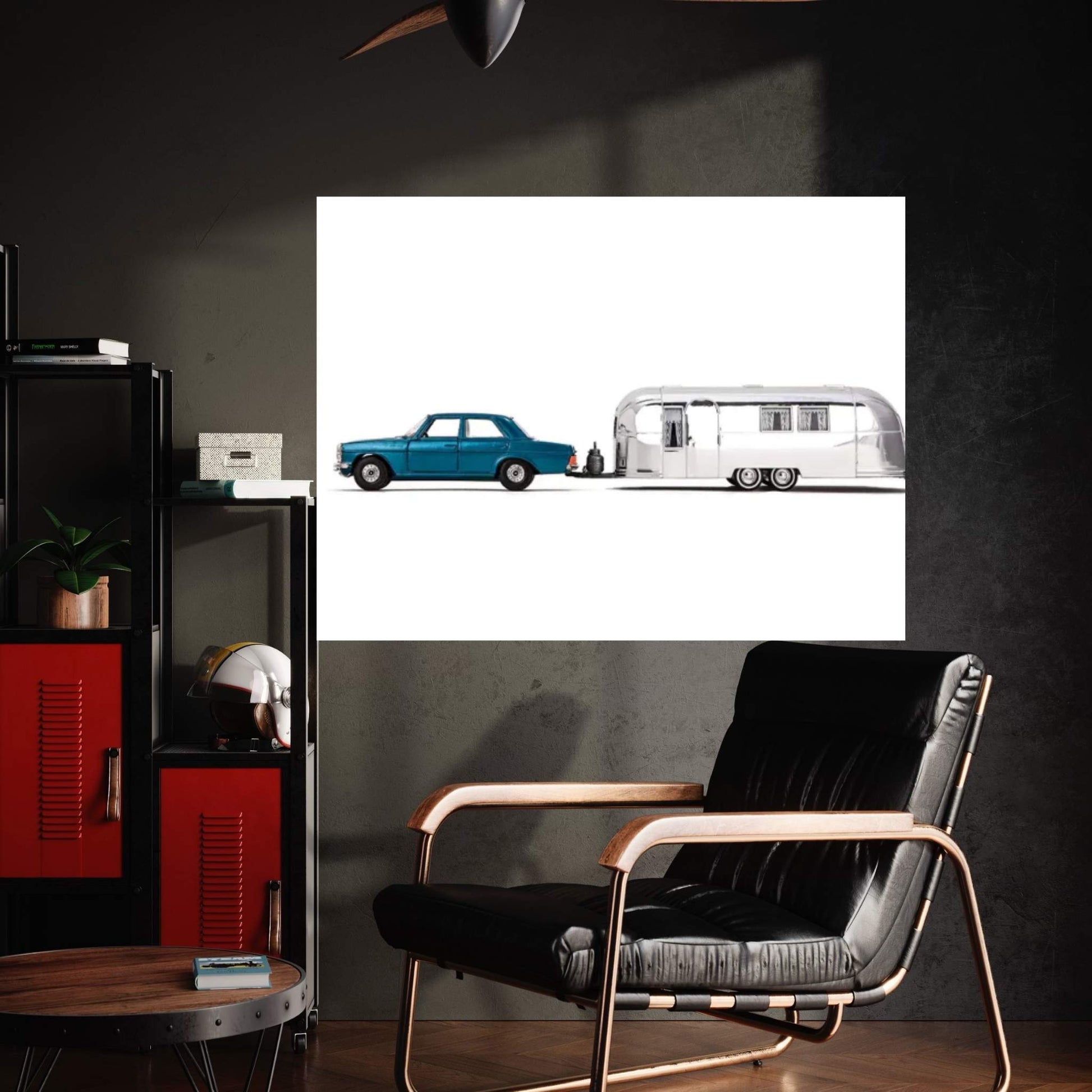 Airstream Car Canvas Wall Art - Y Canvas