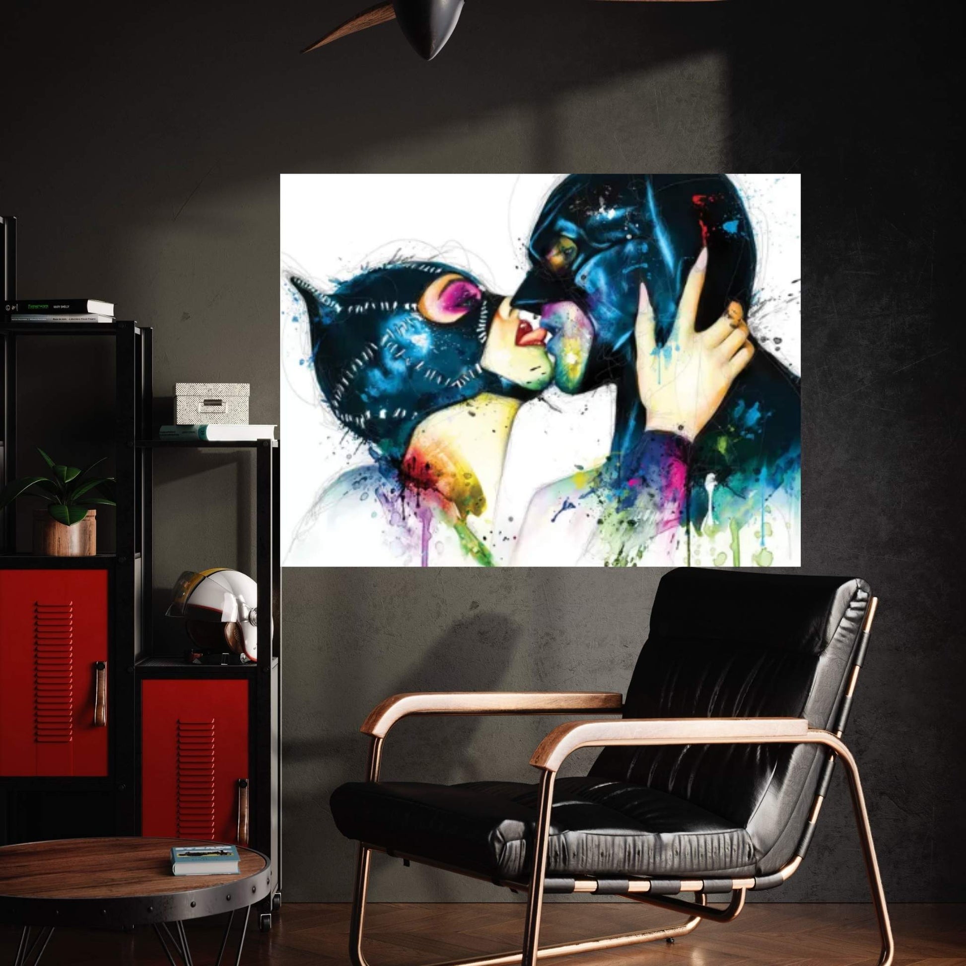 Love In Gotham Canvas Wall Art - Y Canvas