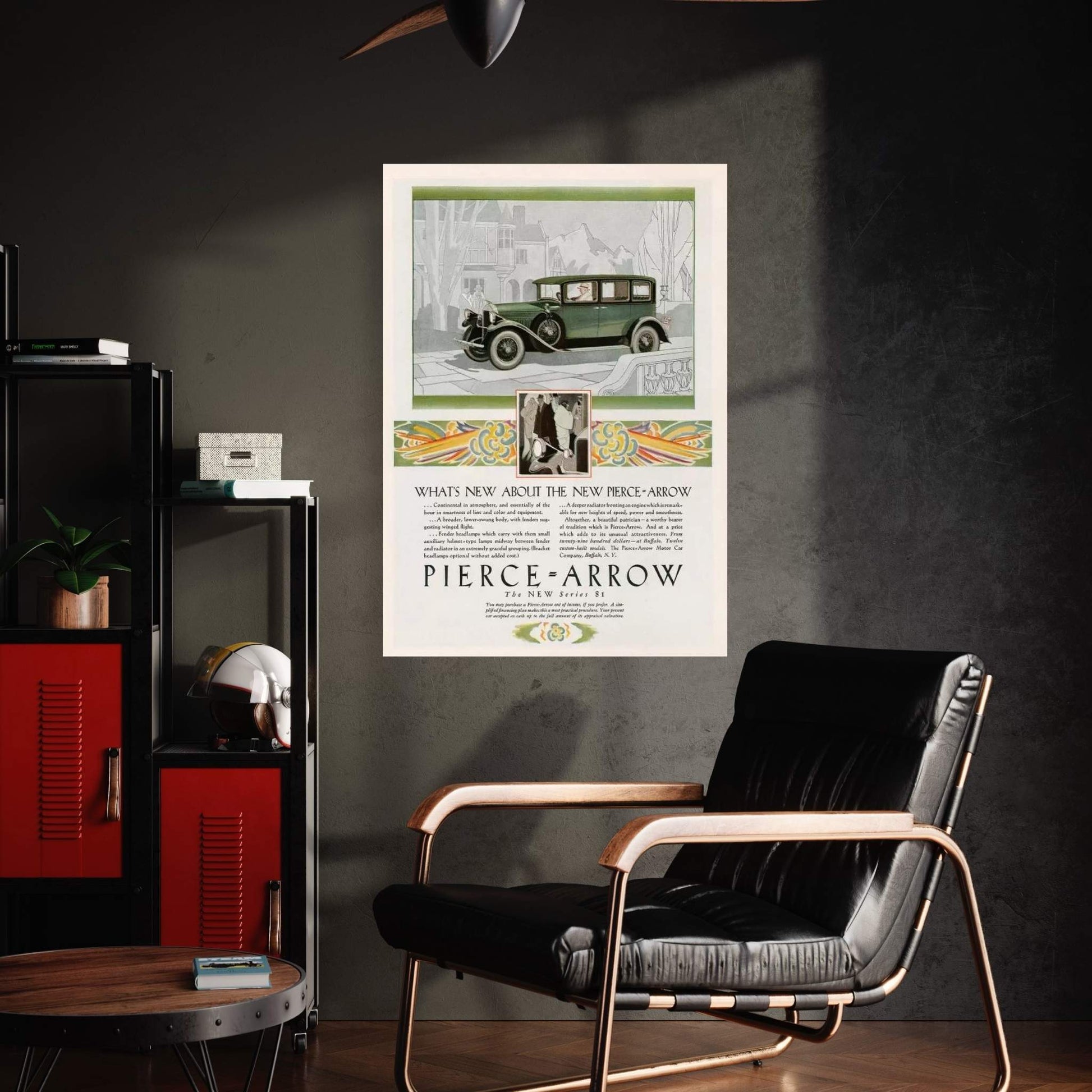 1928 Pierce-Arrow Magazine Advert Canvas Wall Art - Y Canvas