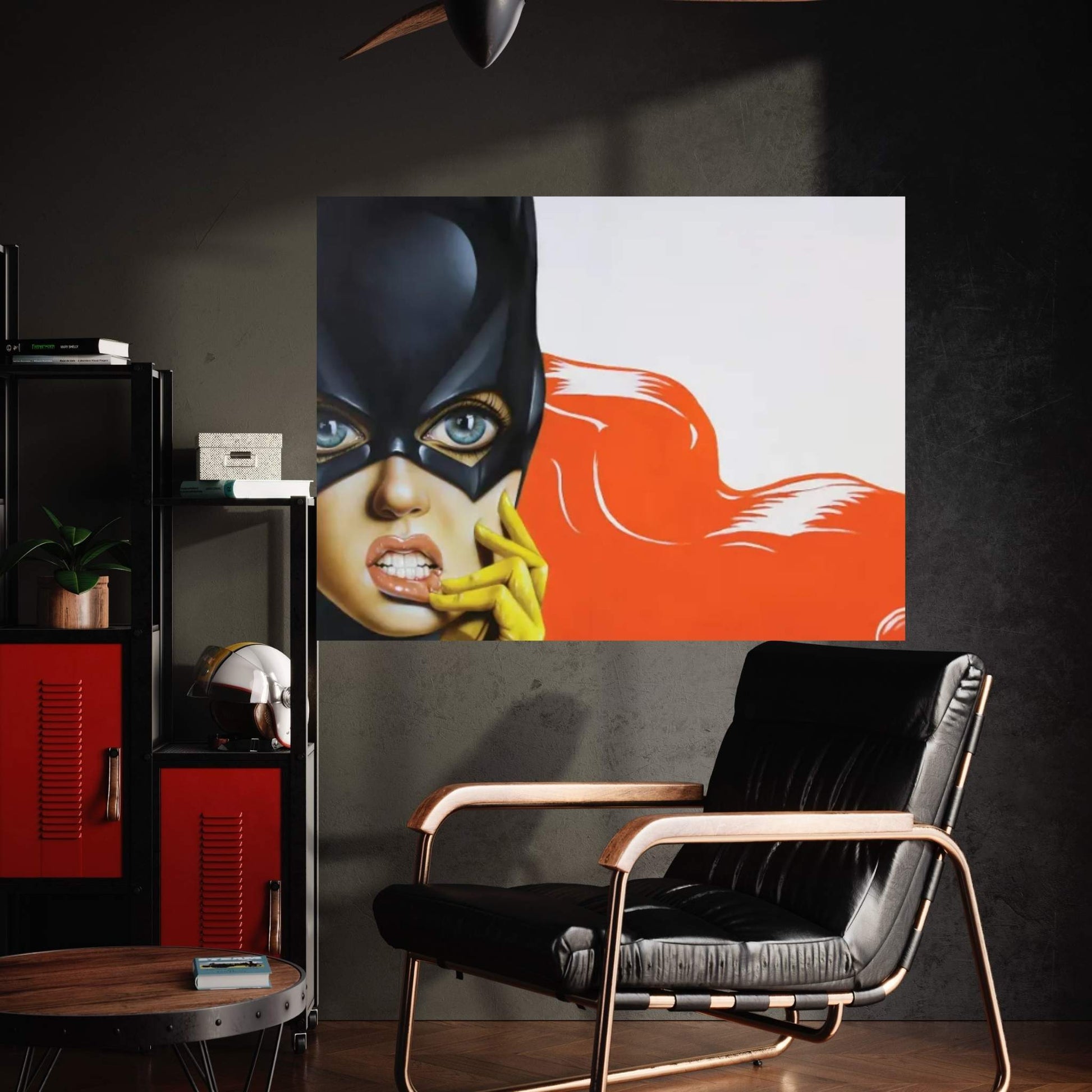 Bat-Girl II Canvas Wall Art - Y Canvas