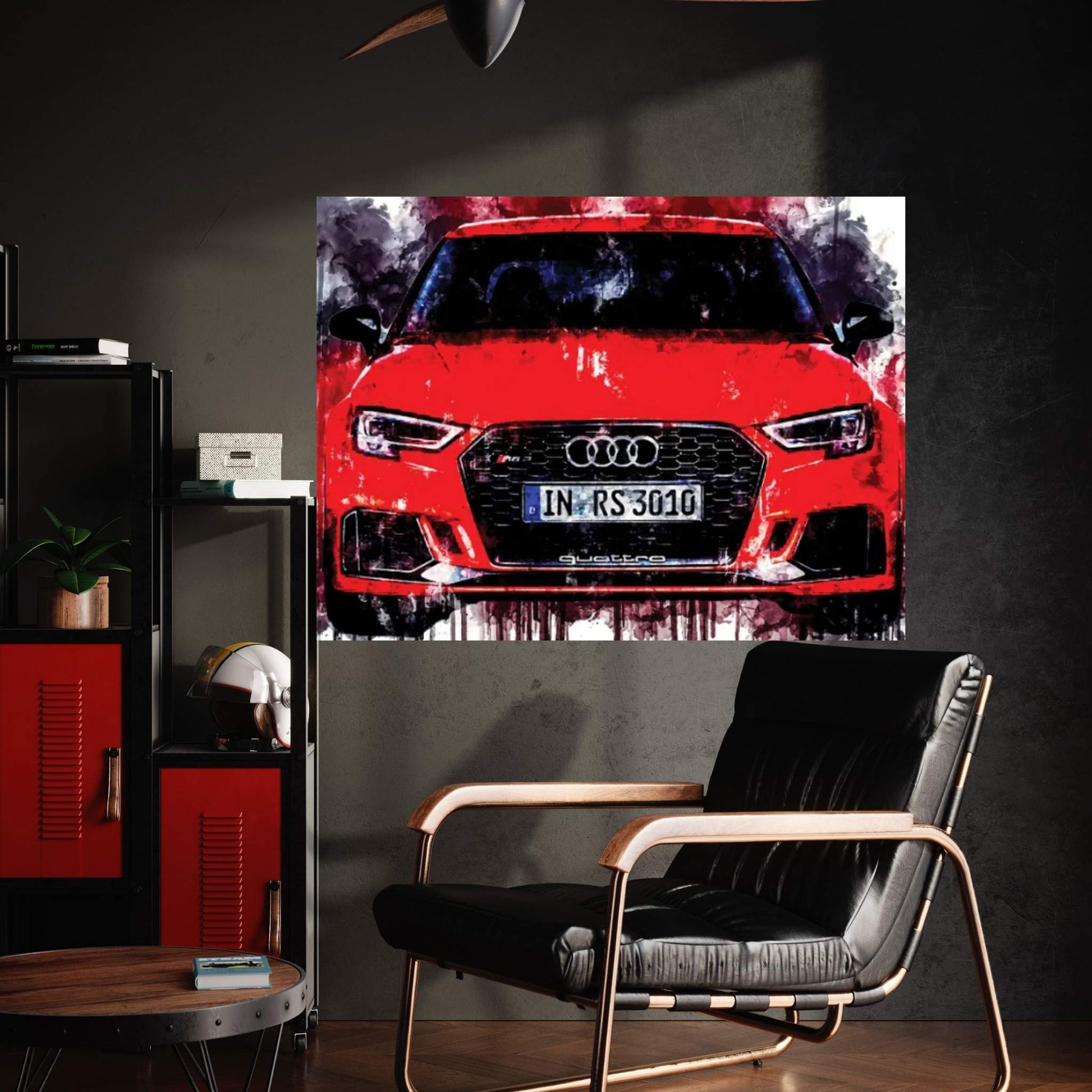 2017 Audi RS3 Canvas Wall Art - Y Canvas