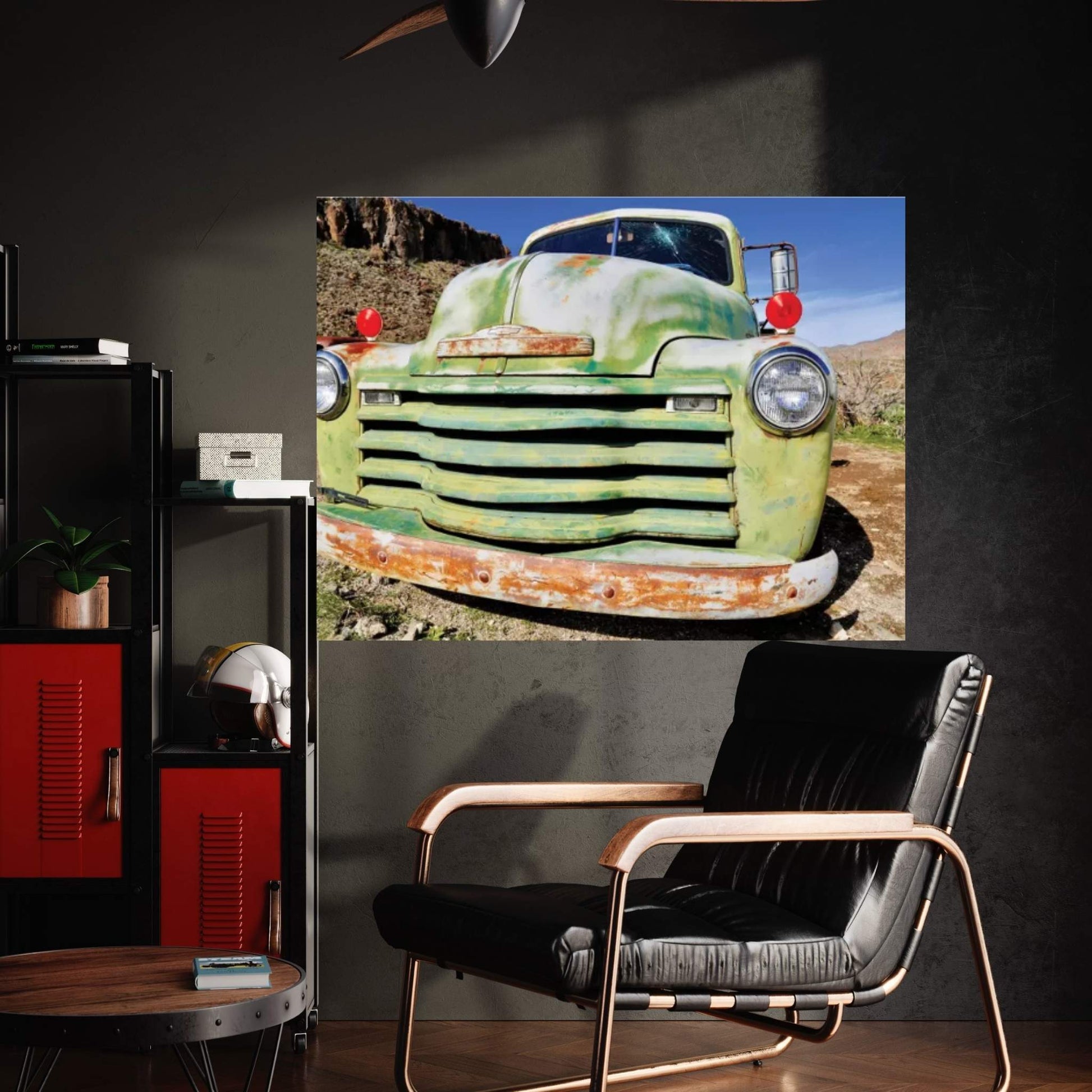 Green Grill Canvas Wall Art - Y Canvas