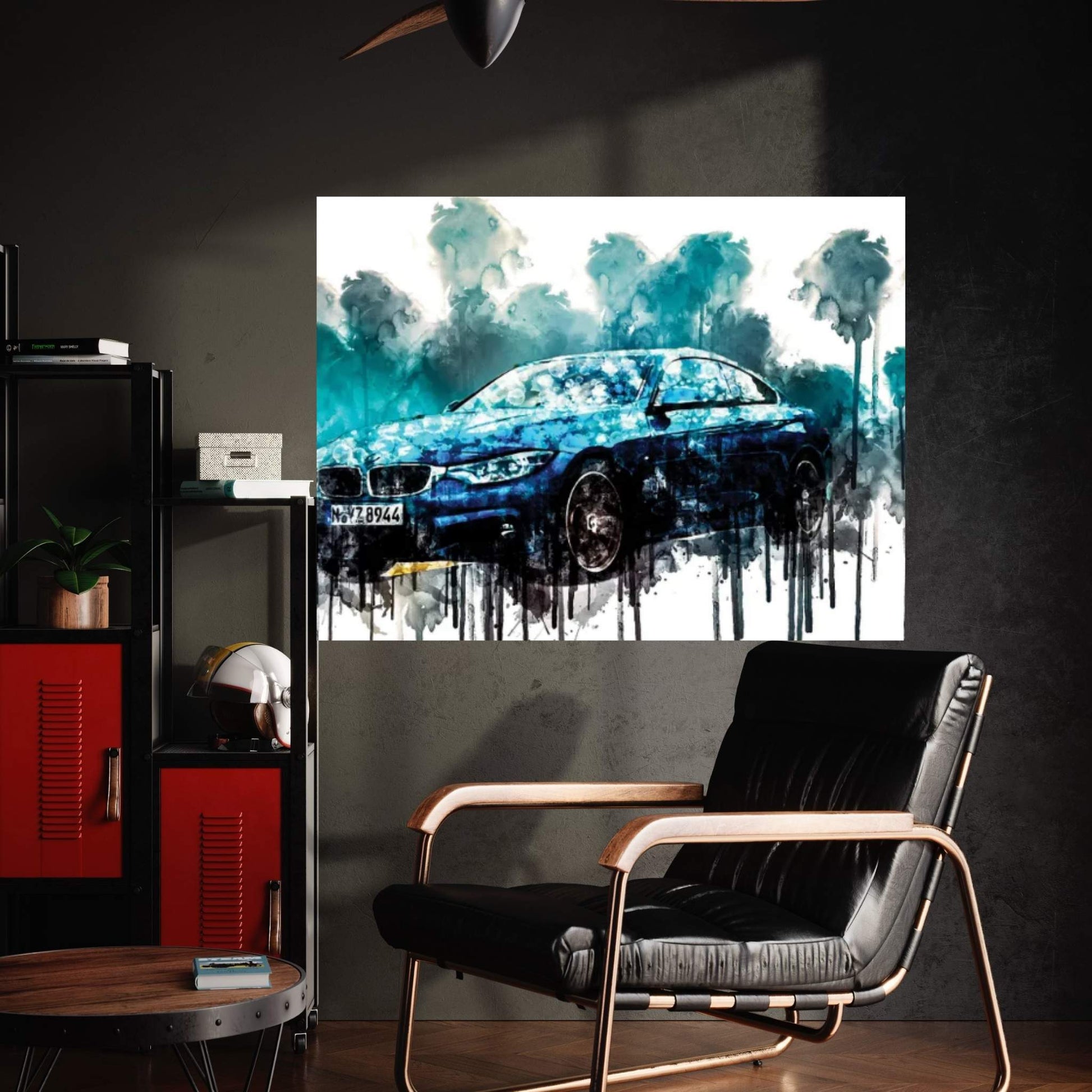 2018 BMW Series M Sport Coupe Canvas Wall Art - Y Canvas