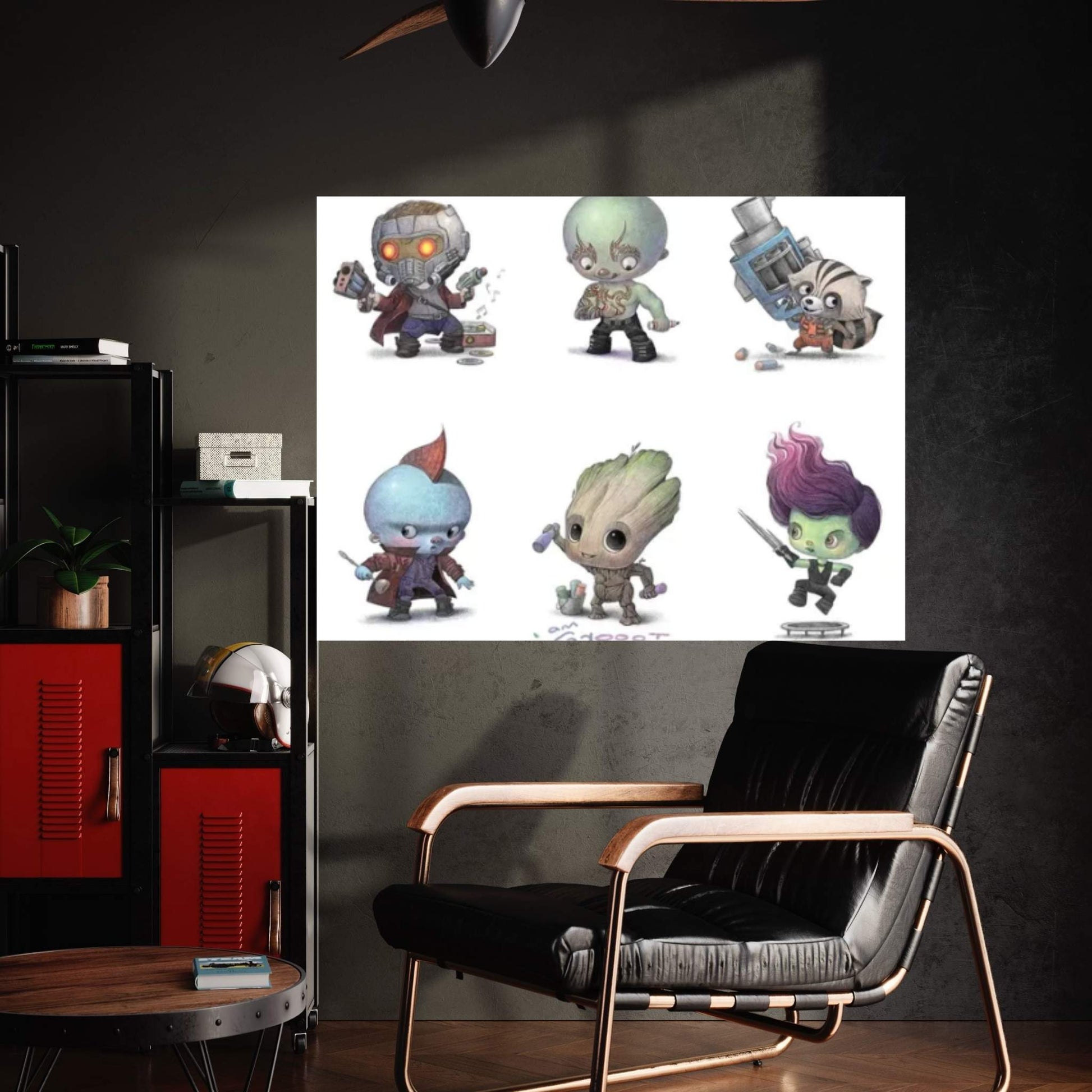 Character Families Canvas Wall Art - Y Canvas