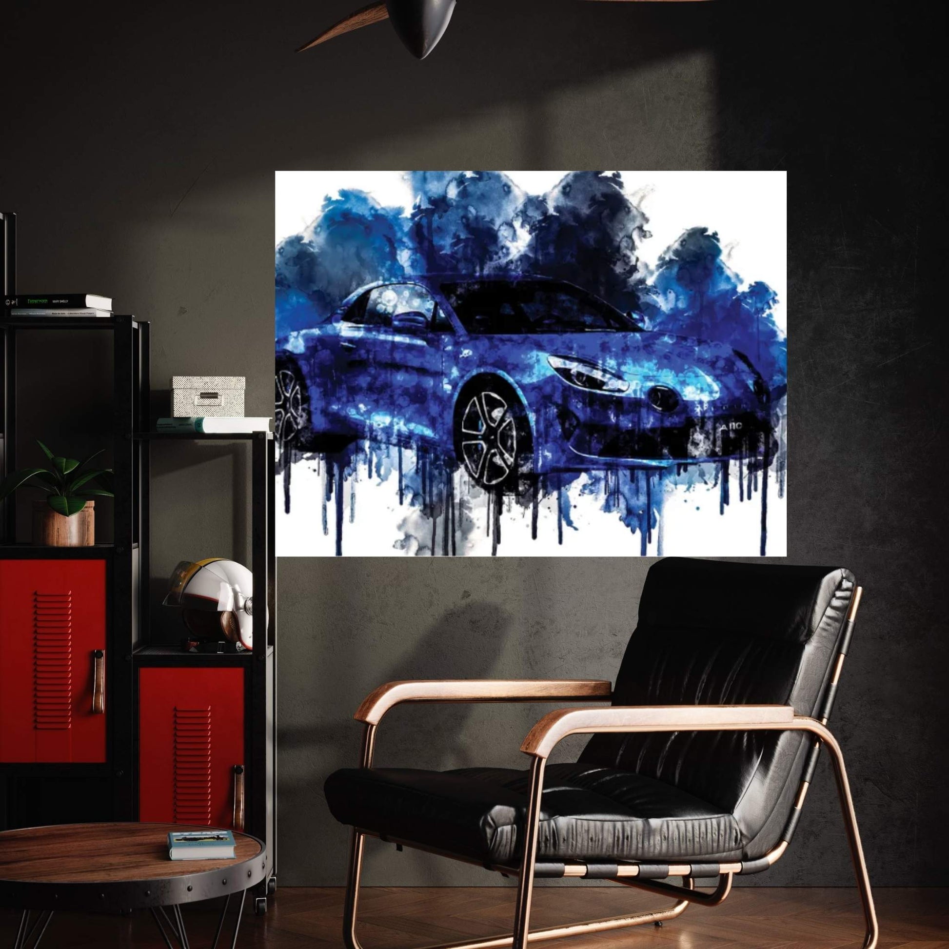 2017 Alpine A110 Premiere Edition Canvas Wall Art - Y Canvas