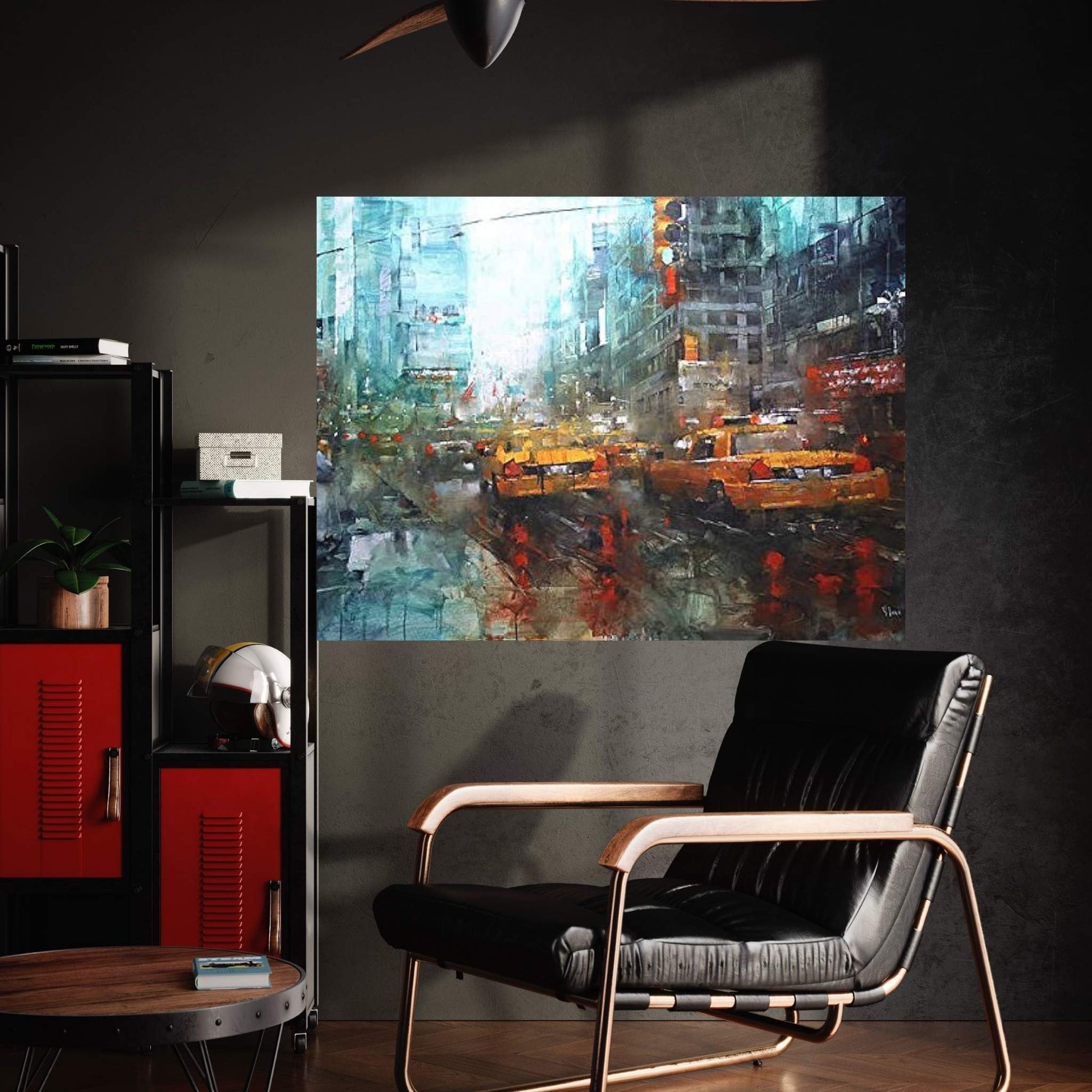 Times Square Reflections Canvas Wall Art - Y Canvas