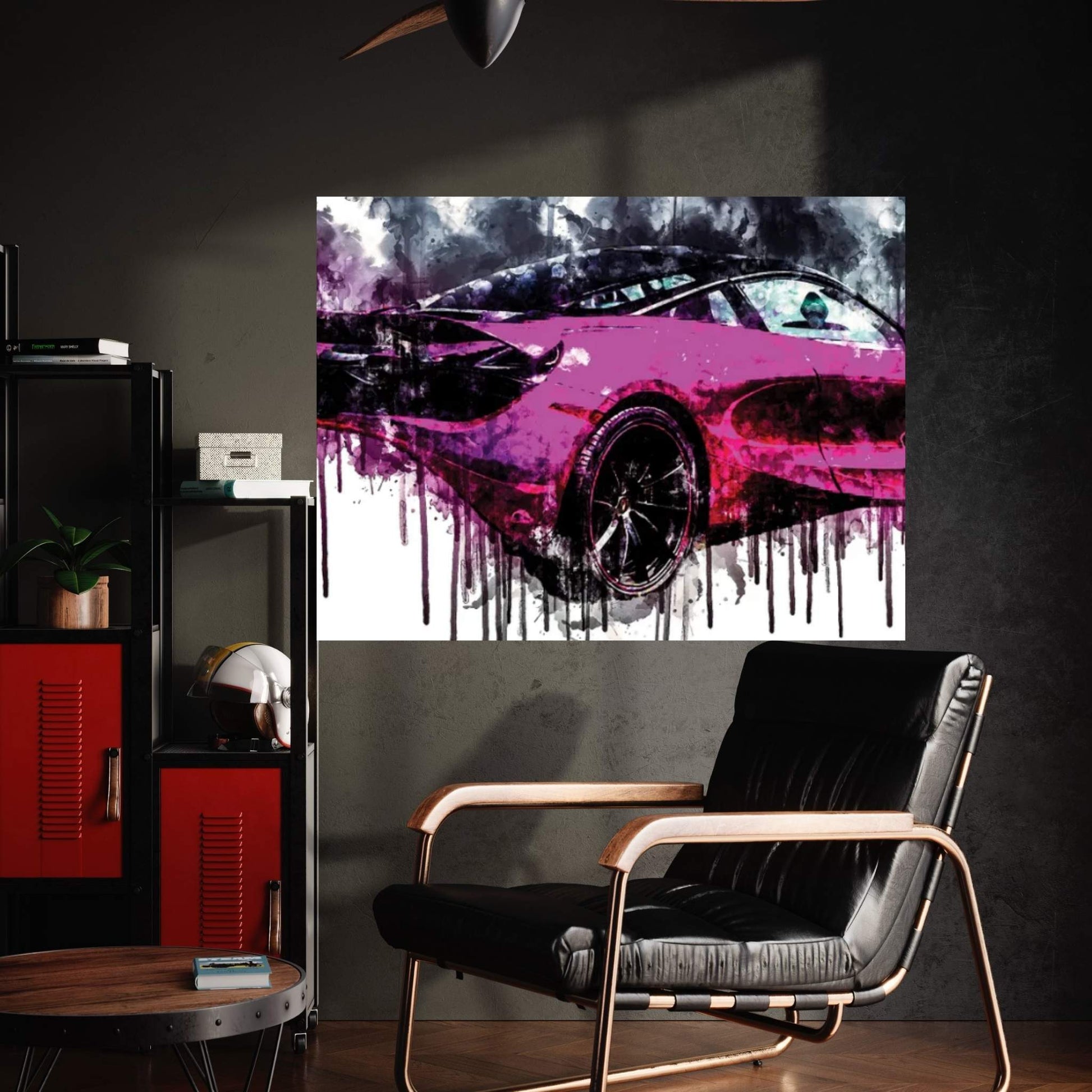 2017 McLaren MSO 720S Coupe Fux Fuchsia Vehicle CLXXIV Canvas Wall Art - Y Canvas