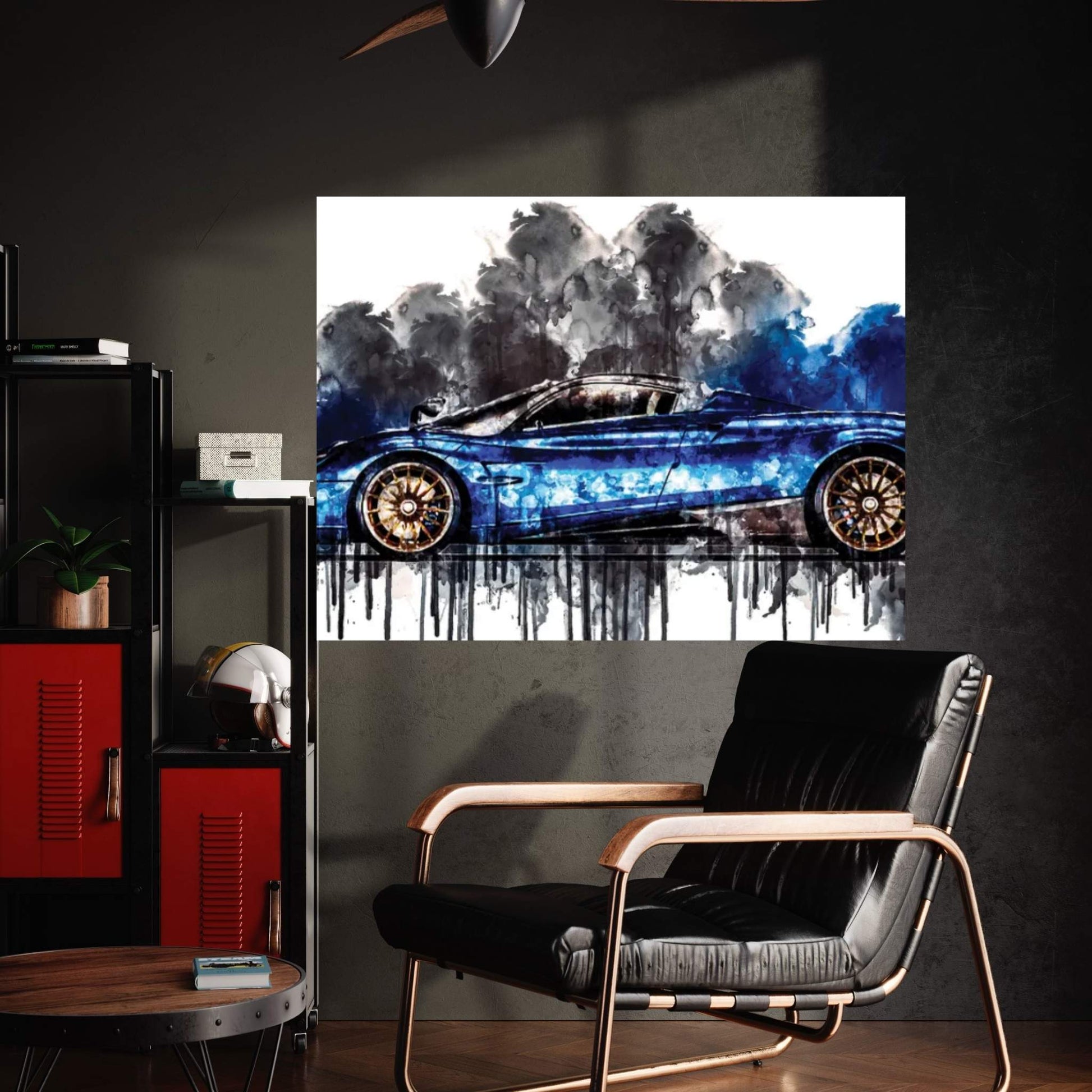 2017 Pagani Huayra Roadster Vehicle CCL Canvas Wall Art - Y Canvas