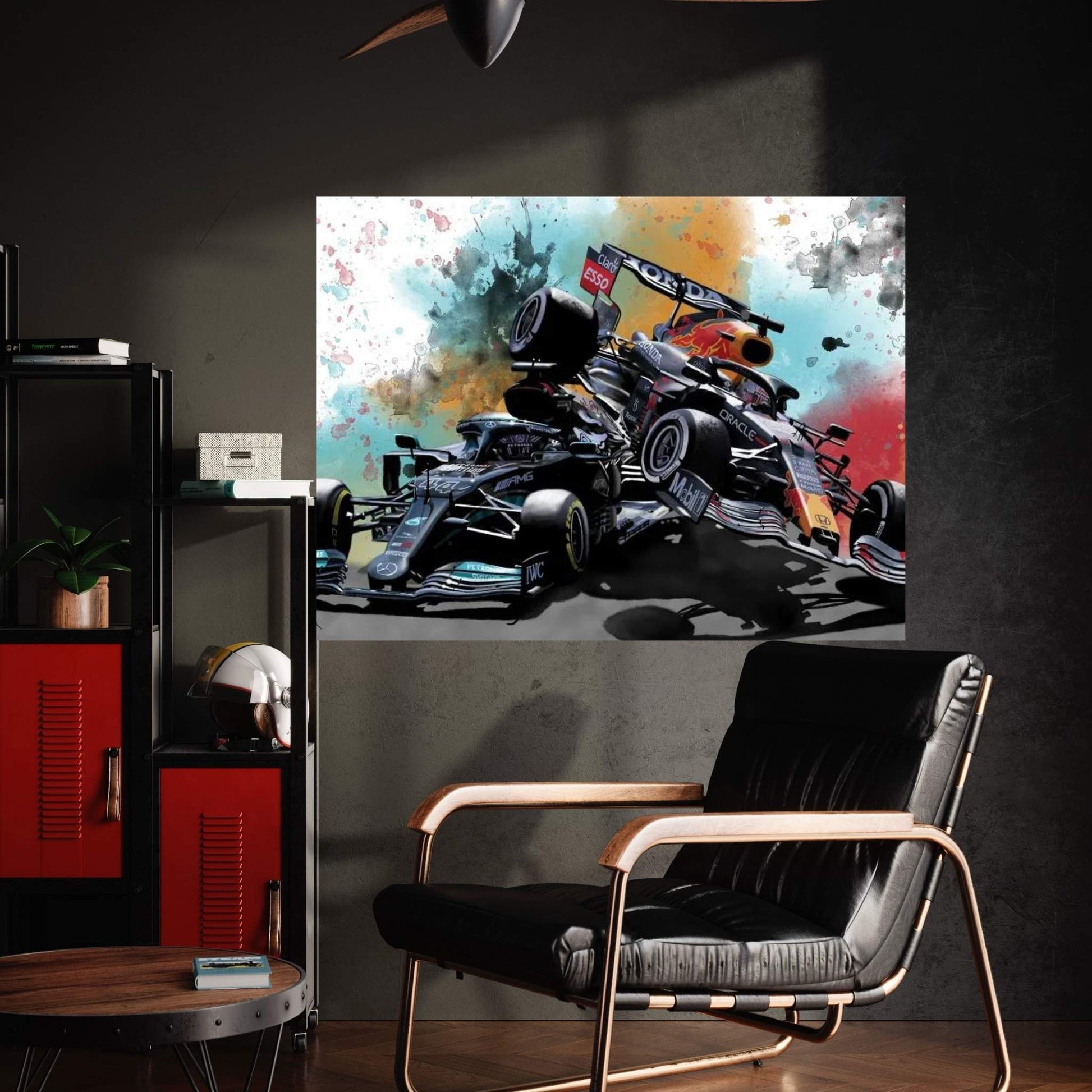 Verstappen Vs Hamilton Canvas Wall Art - Y Canvas