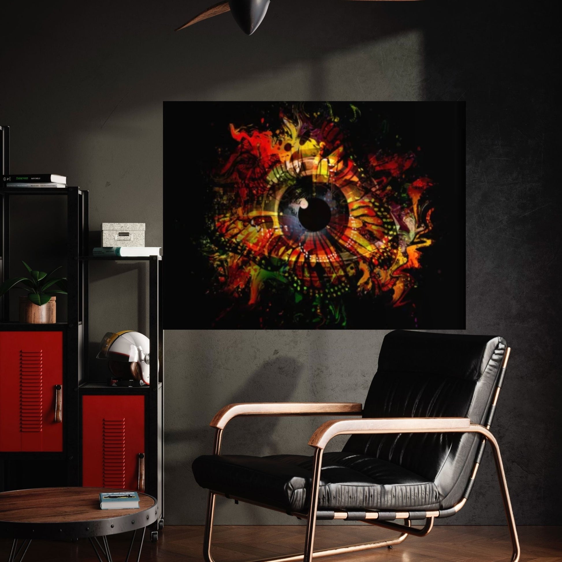 The Eye Abstract Printing Wall Art - Y Canvas