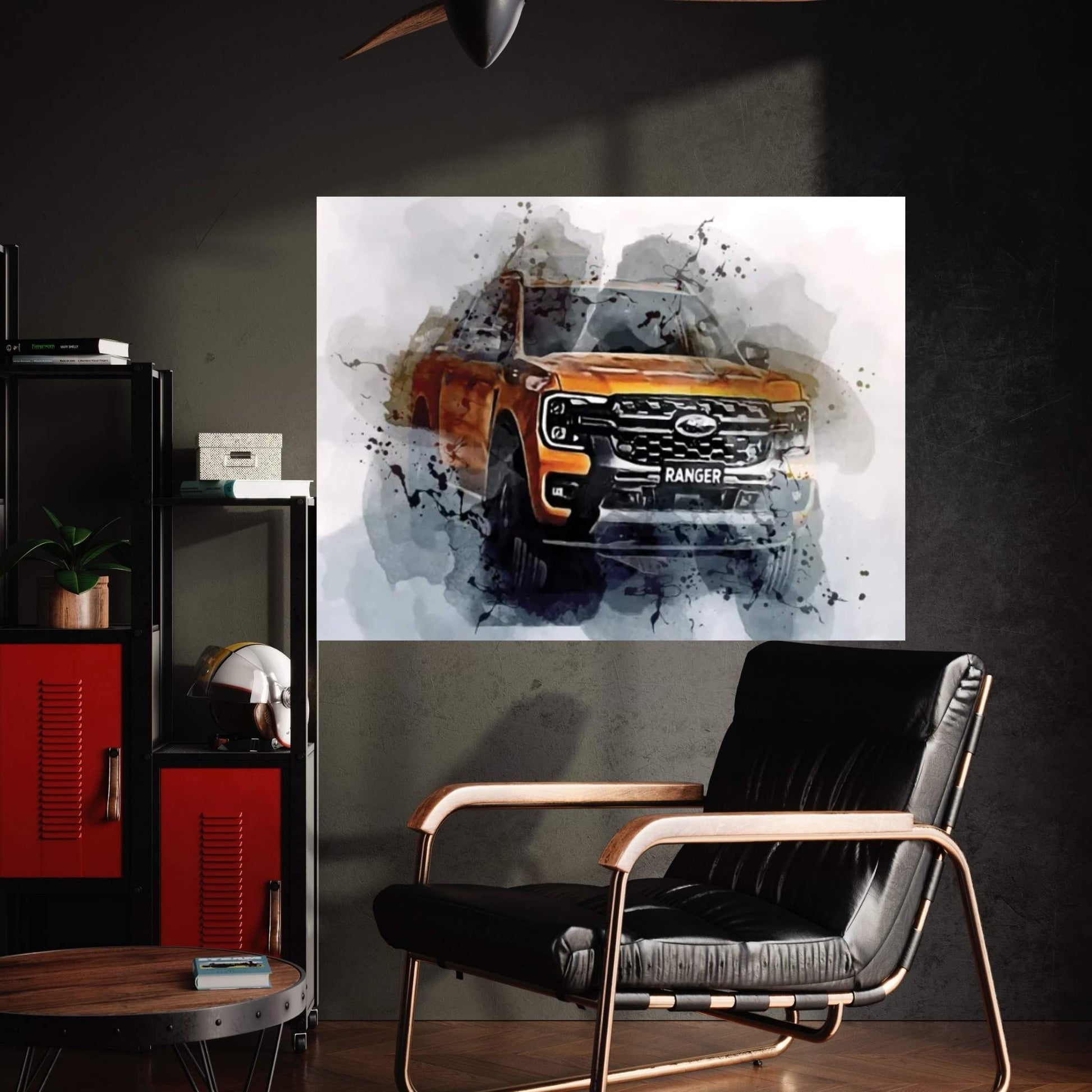 2023 Ford Ranger Wildtrak Exterior Canvas Wall Art - Y Canvas