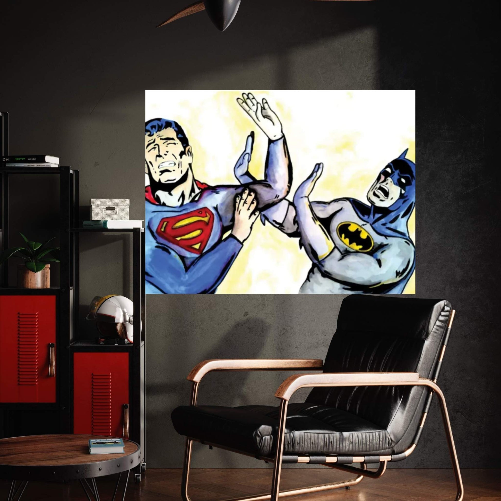 Super Sissies Slapfight Canvas Wall Art - Y Canvas