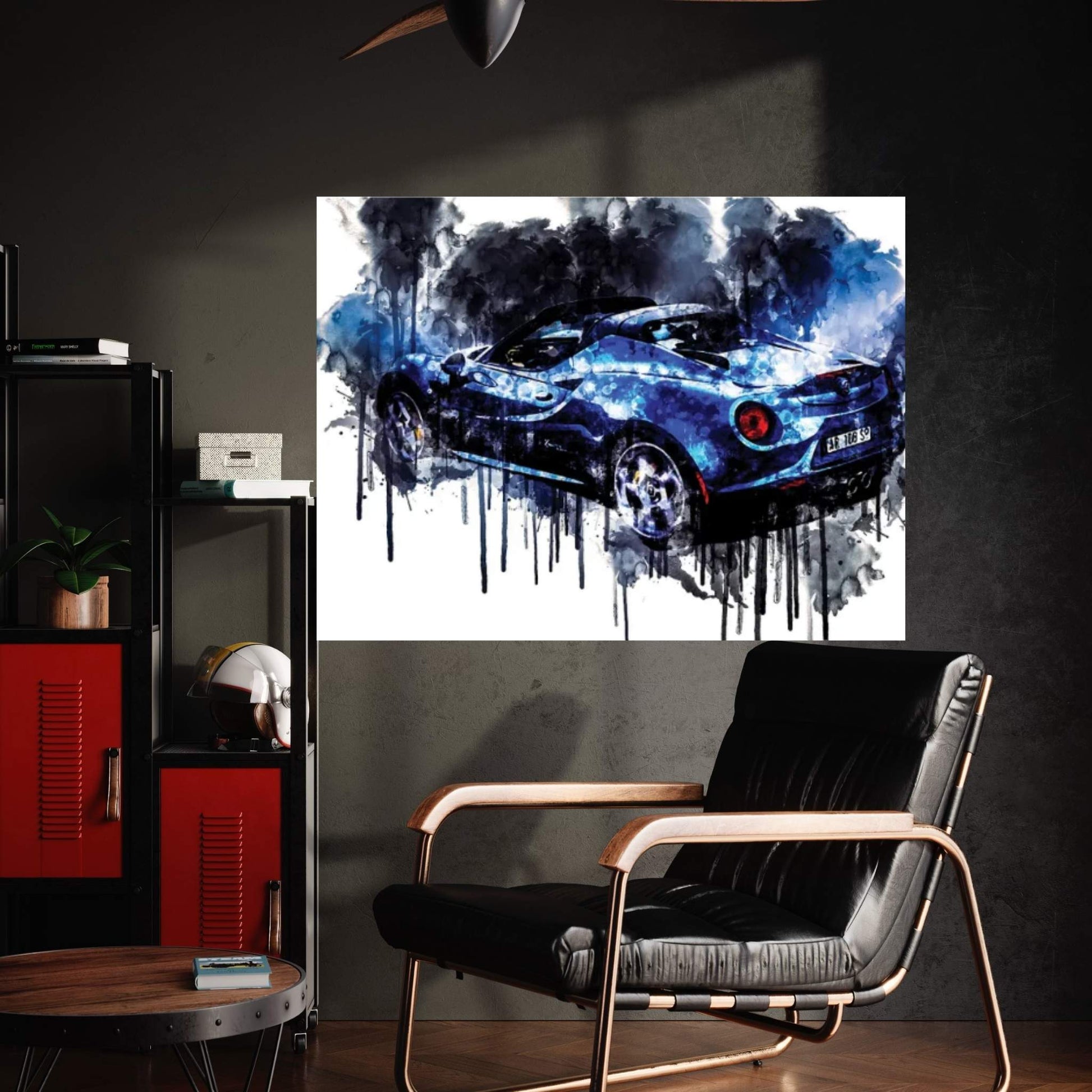 2018 Alfa Romeo 4C Spider Italia Canvas Wall Art - Y Canvas