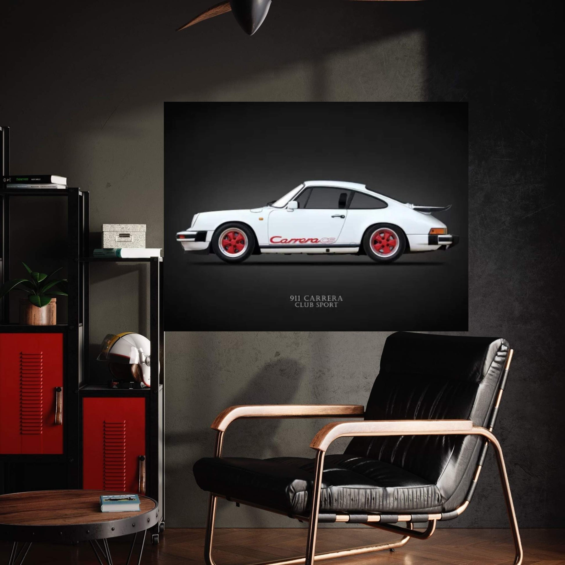 Porsche Carrera Club Sport '88 Canvas Wall Art - Y Canvas