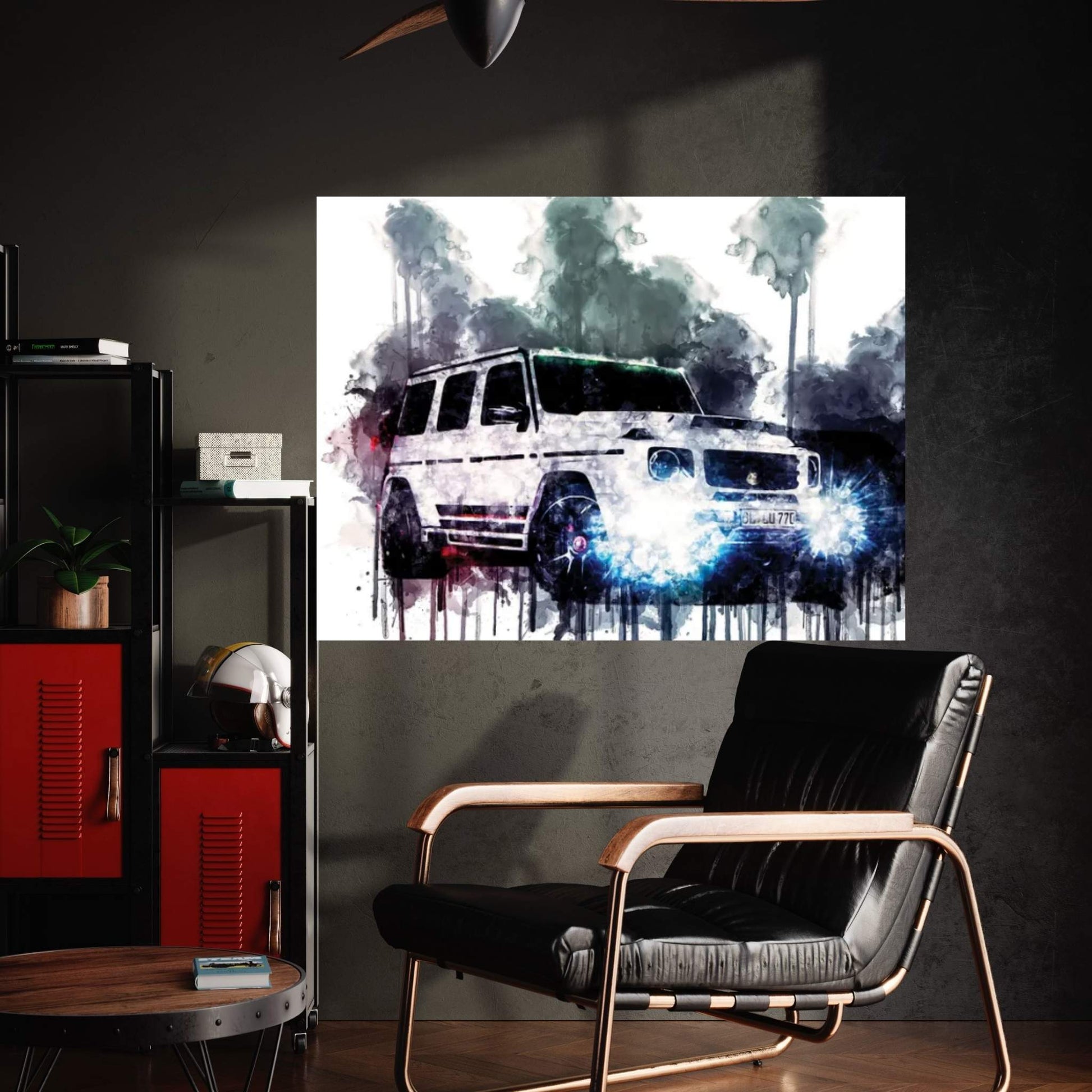 Car 2019 Mercedes AMG G63 Canvas Wall Art - Y Canvas