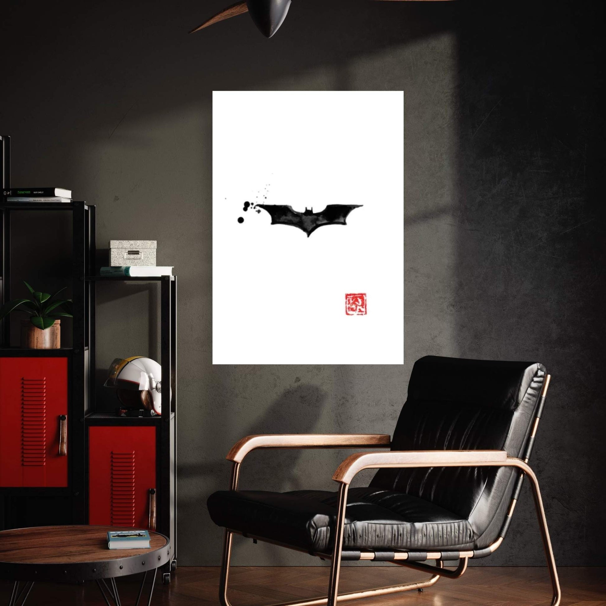 Batman Logo Canvas Wall Art - Y Canvas