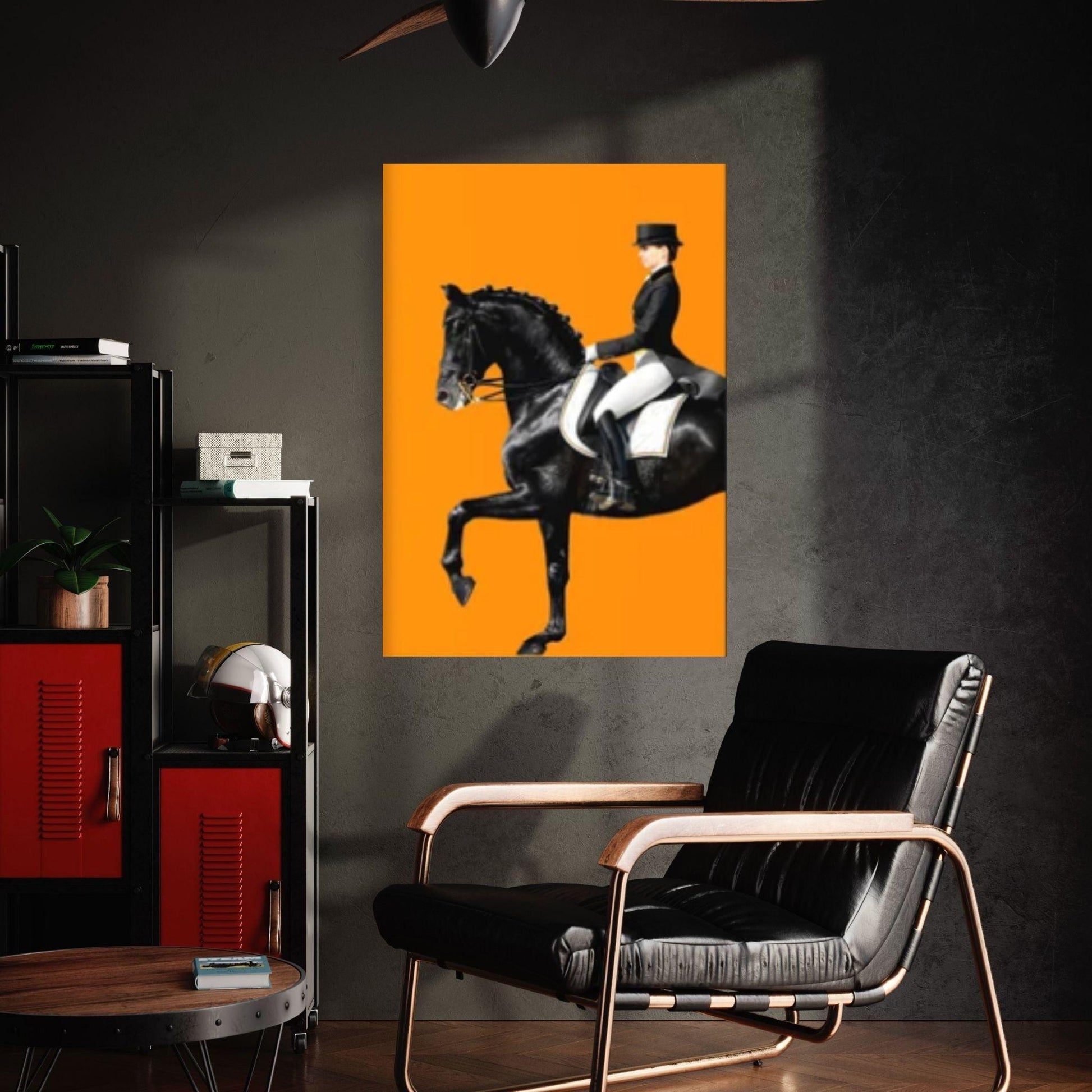 Horse Animall Canvas Wall Art Decor, Nordic Abstract Extra Large Print Art Poster, Horse Wall art Canvas - Y Canvas